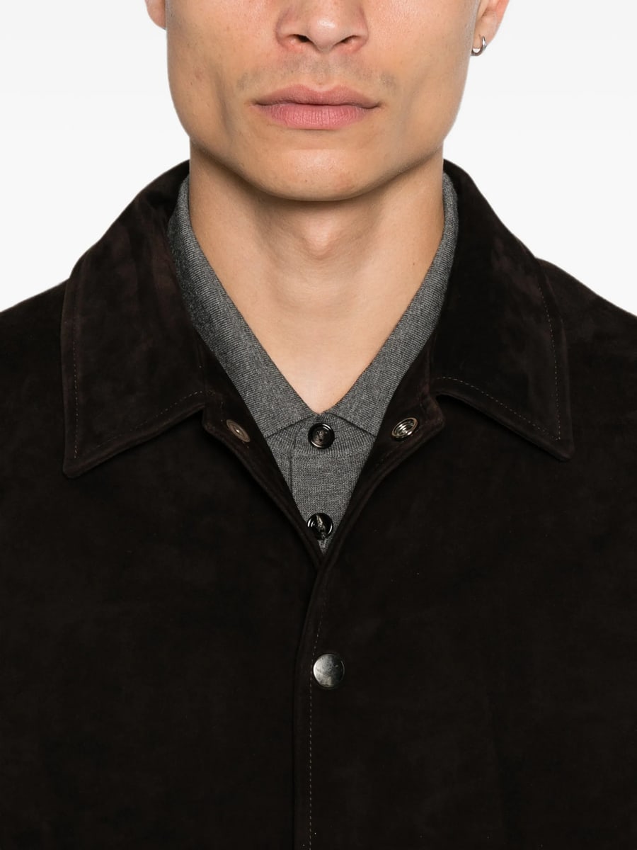Giorgio Brato Giorgio Brato Suede Long-sleeves Jacket, view 3
