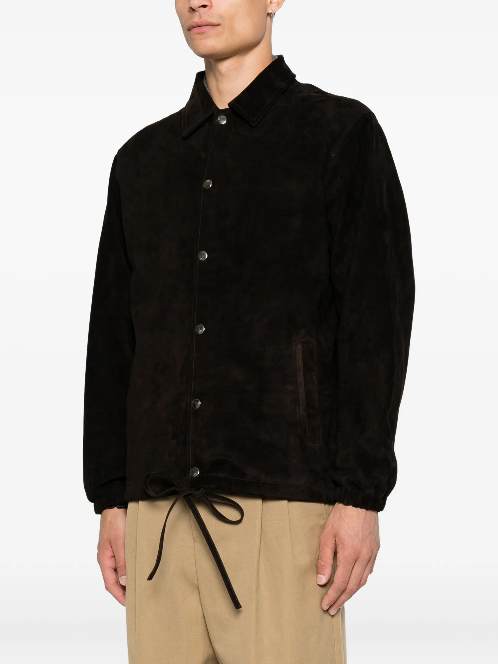 Giorgio Brato Giorgio Brato Suede Long-sleeves Jacket, view 2