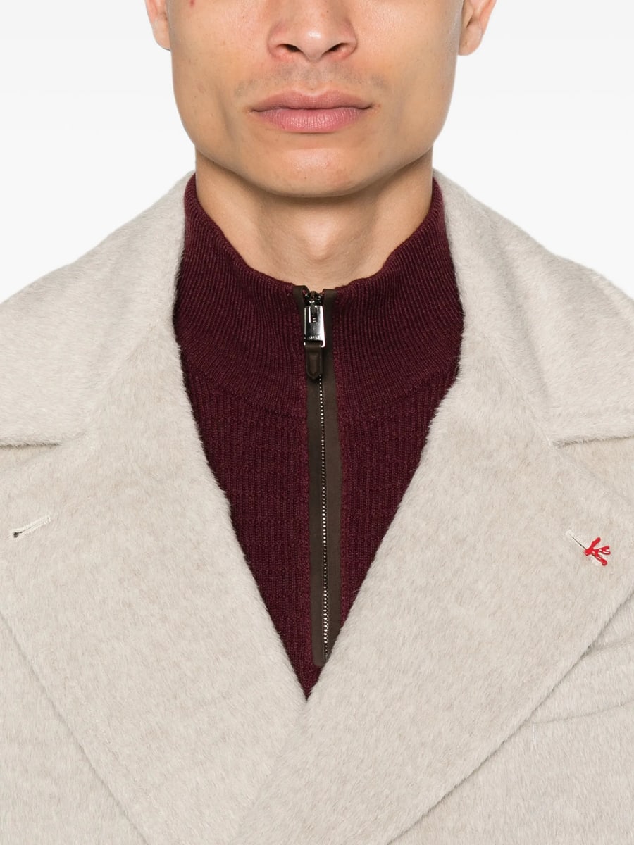 Isaia Isaia Double-breasted Coat, view 3