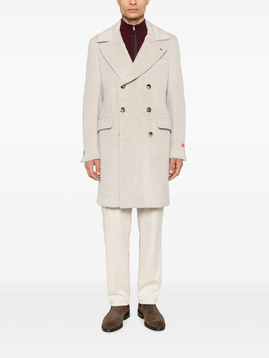 Isaia Isaia Double-breasted Coat, view 5