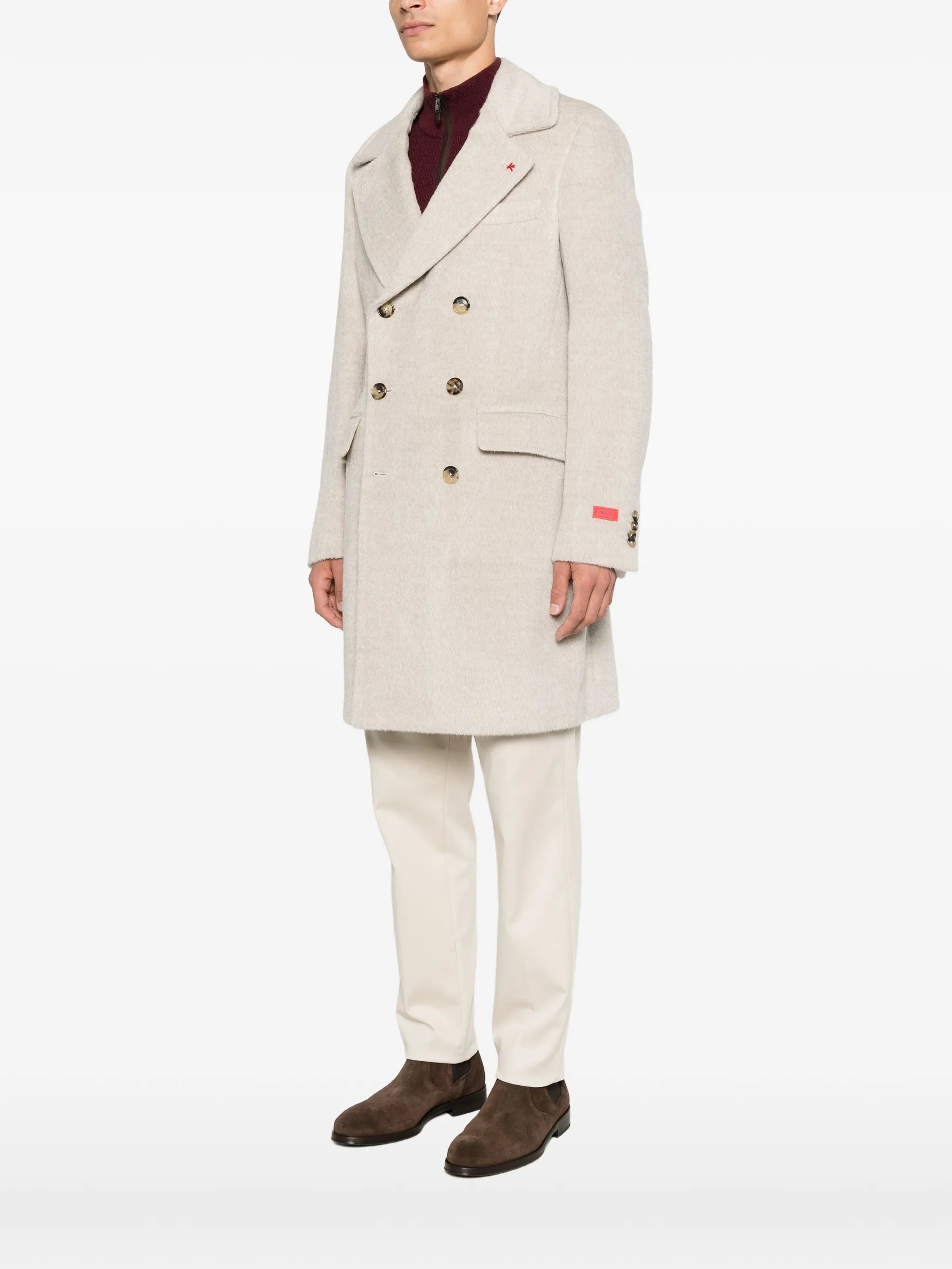Isaia Isaia Double-breasted Coat, view 2