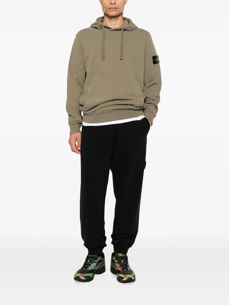 Stone Island Stone Island Logo-patch Hoodie, view 2