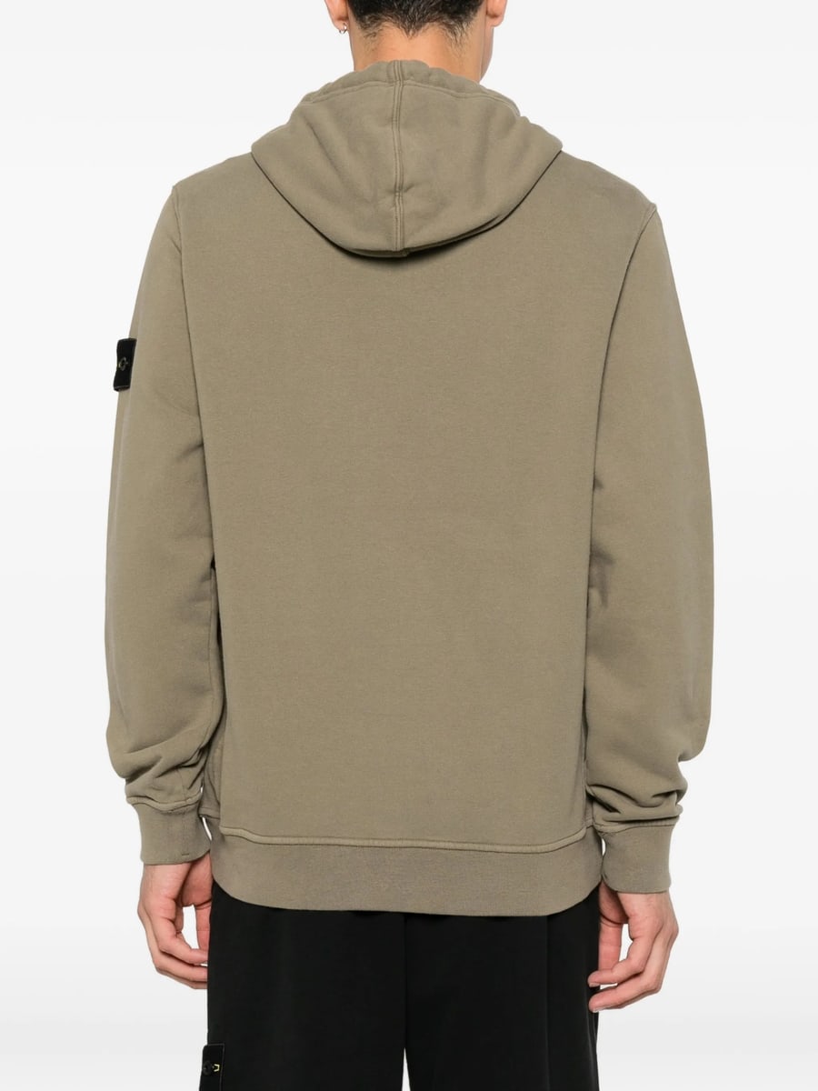 Stone Island Stone Island Logo-patch Hoodie, view 4