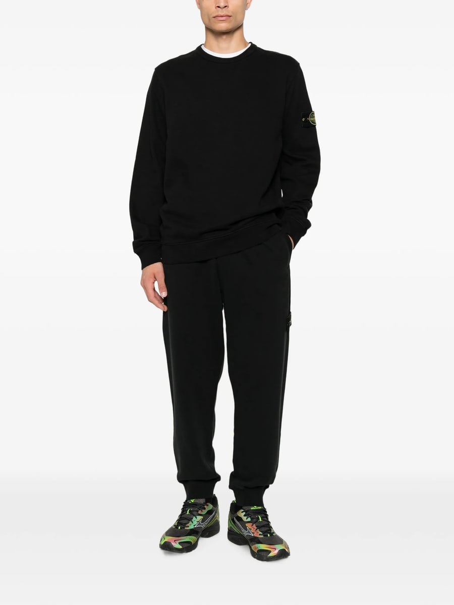 Stone Island Stone Island 6100049 Brushed Organic Cotton Fleece Sweatshirt, view 3