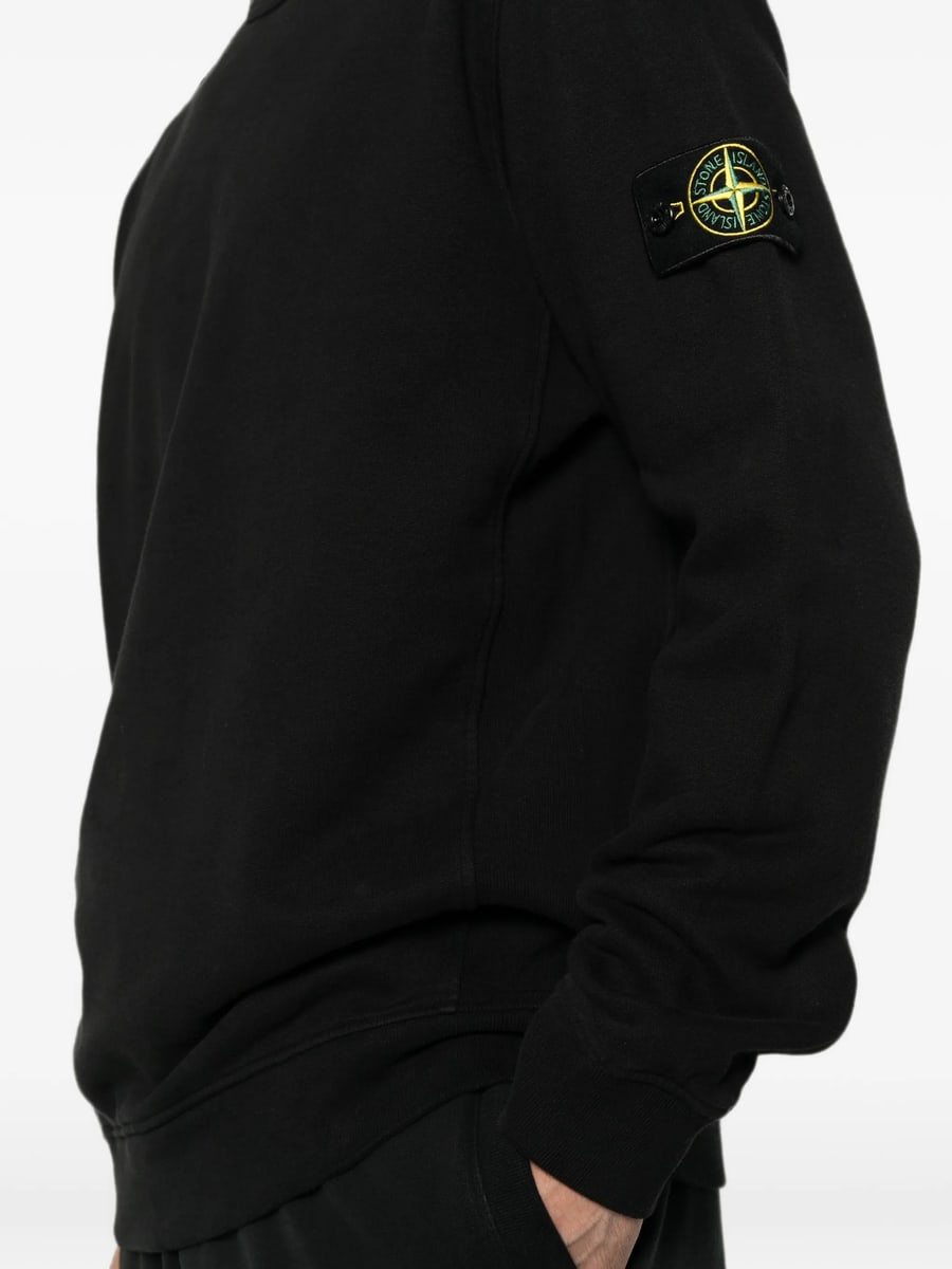 Stone Island Stone Island 6100049 Brushed Organic Cotton Fleece Sweatshirt, view 4