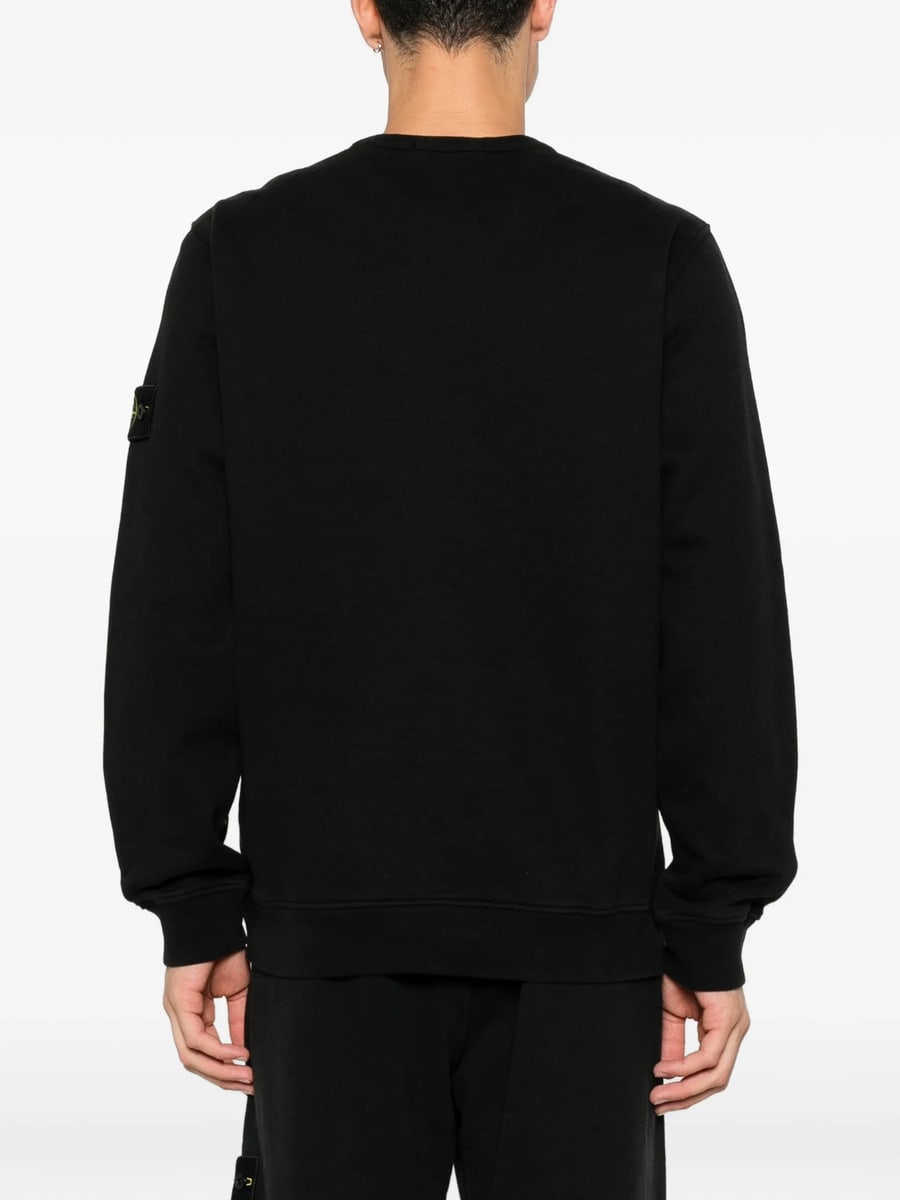 Stone Island Stone Island 6100049 Brushed Organic Cotton Fleece Sweatshirt, view 5