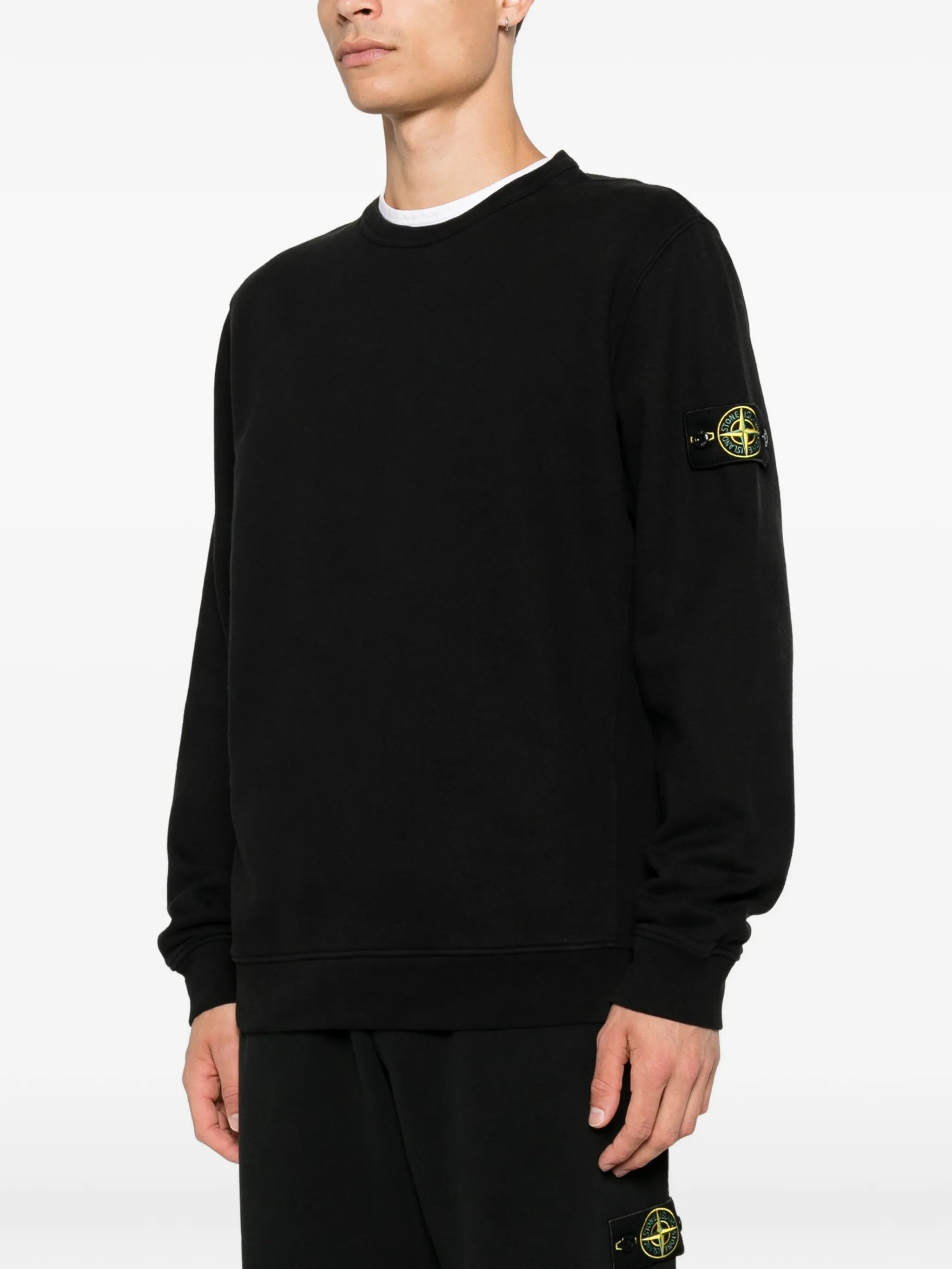 Stone Island Stone Island 6100049 Brushed Organic Cotton Fleece Sweatshirt, view 2