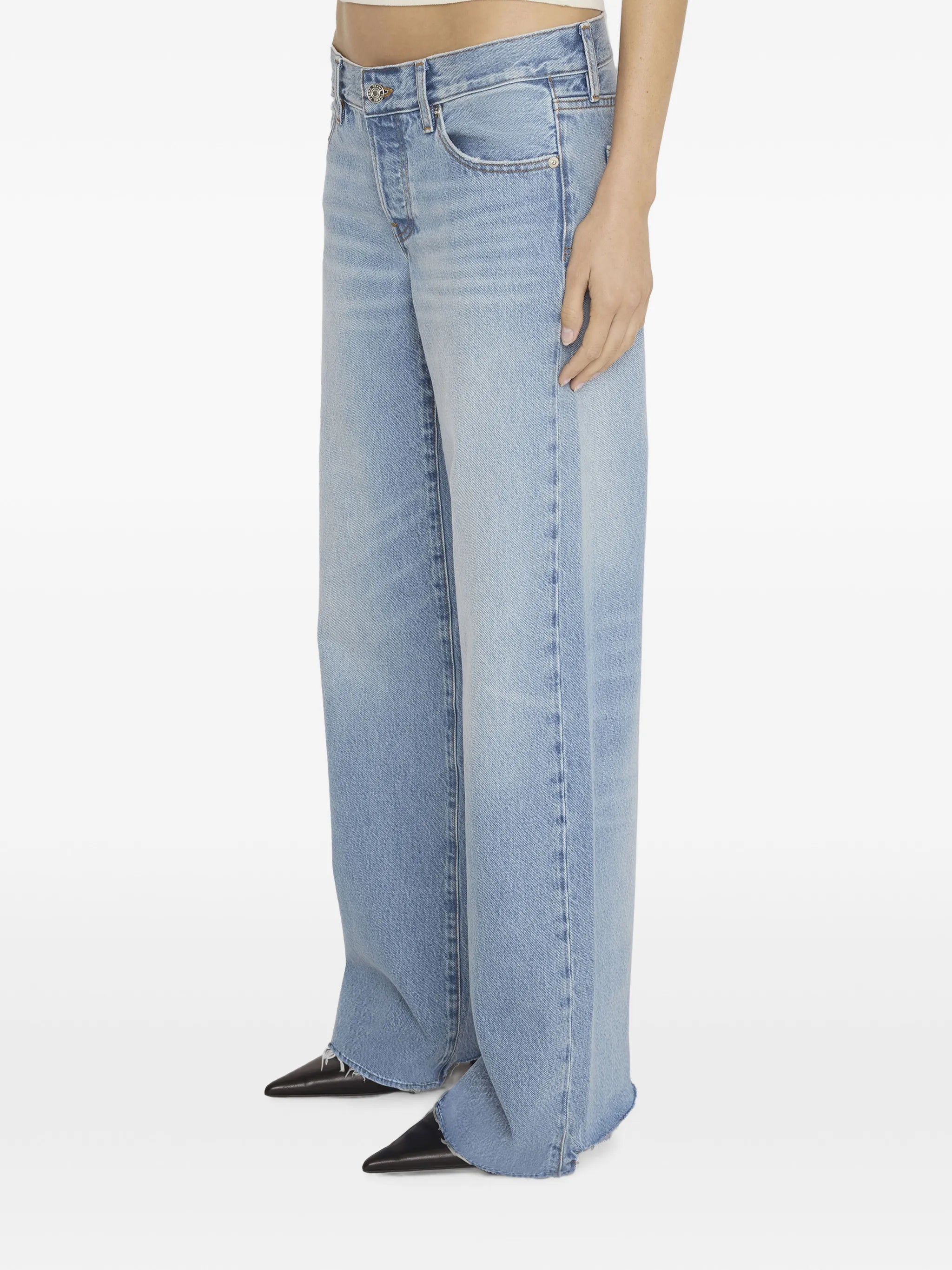 Frame Frame The Gray Wide-leg Jeans, view 2