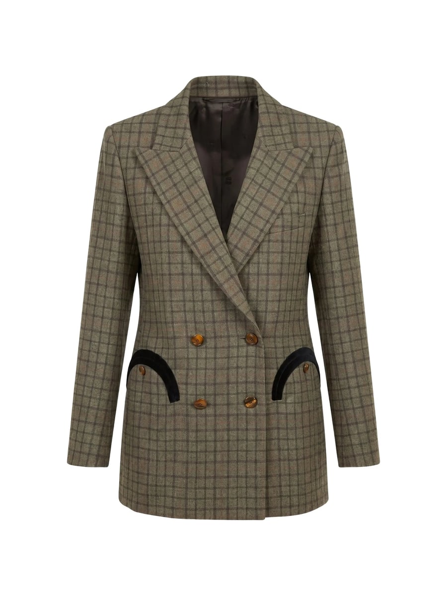 Blazé Milano Blazé Milano Check-pattern Double-breasted Blazer