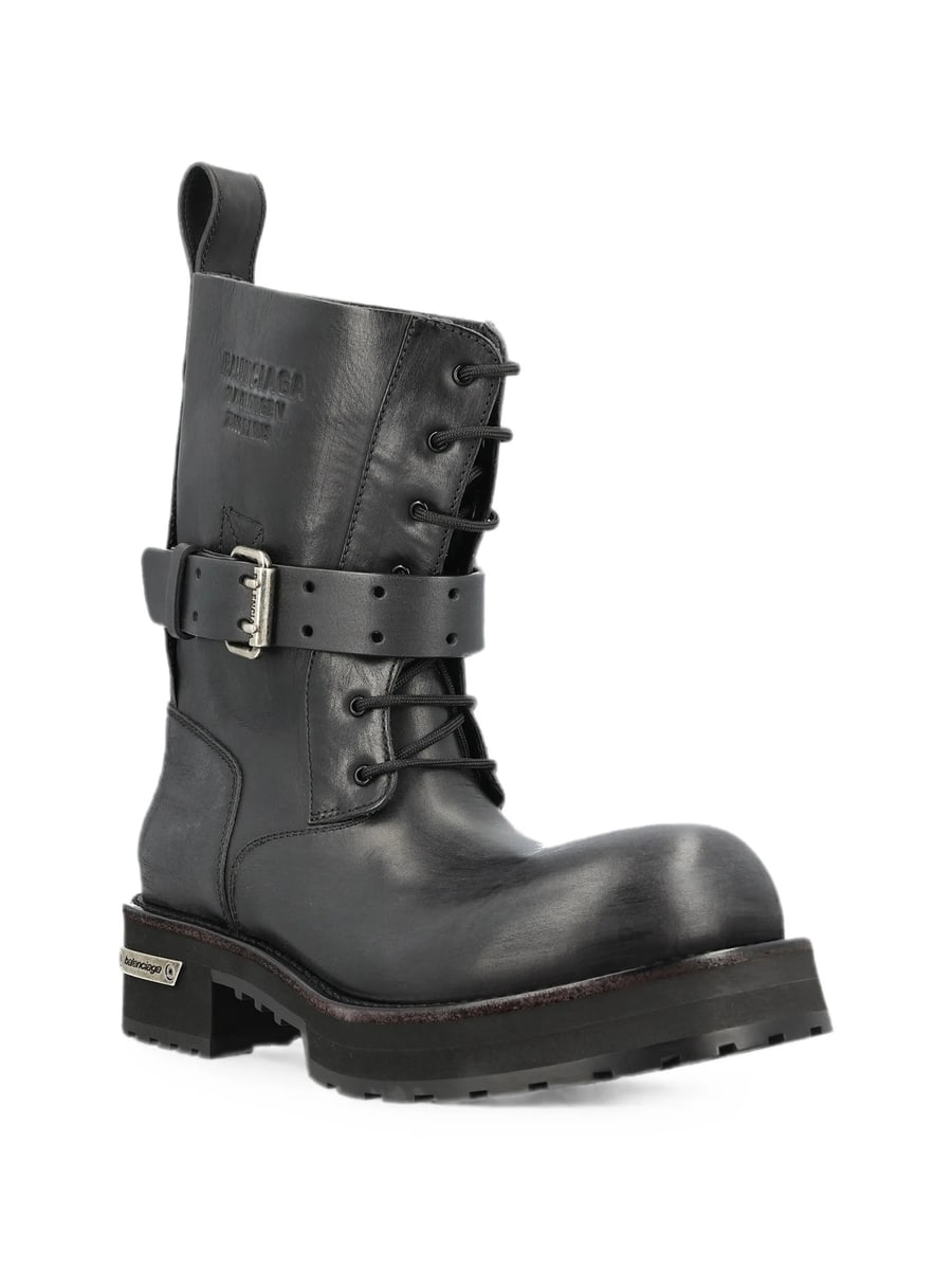 Balenciaga Balenciaga Venom Lace-up Boots, view 4