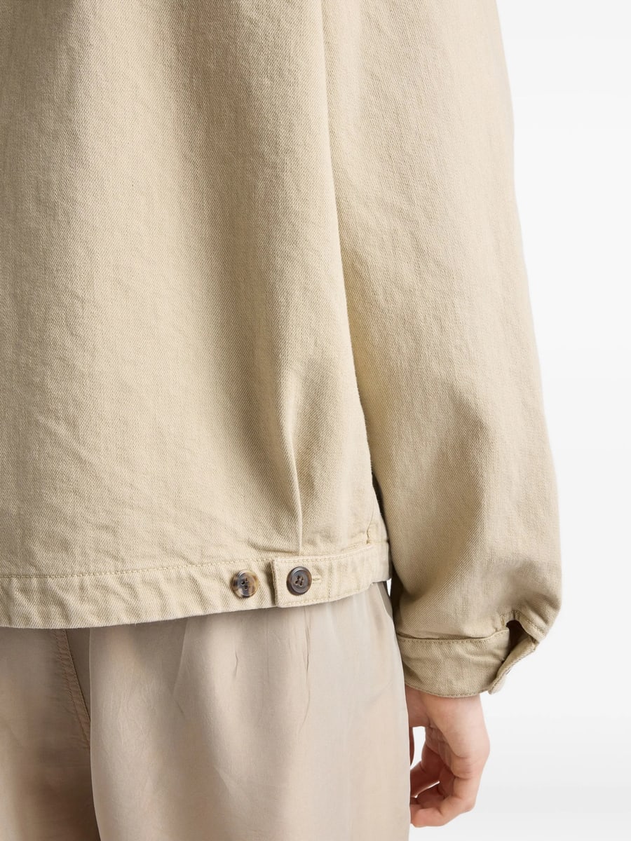 Prada Prada Old Denim Blouson Jacket, view 6