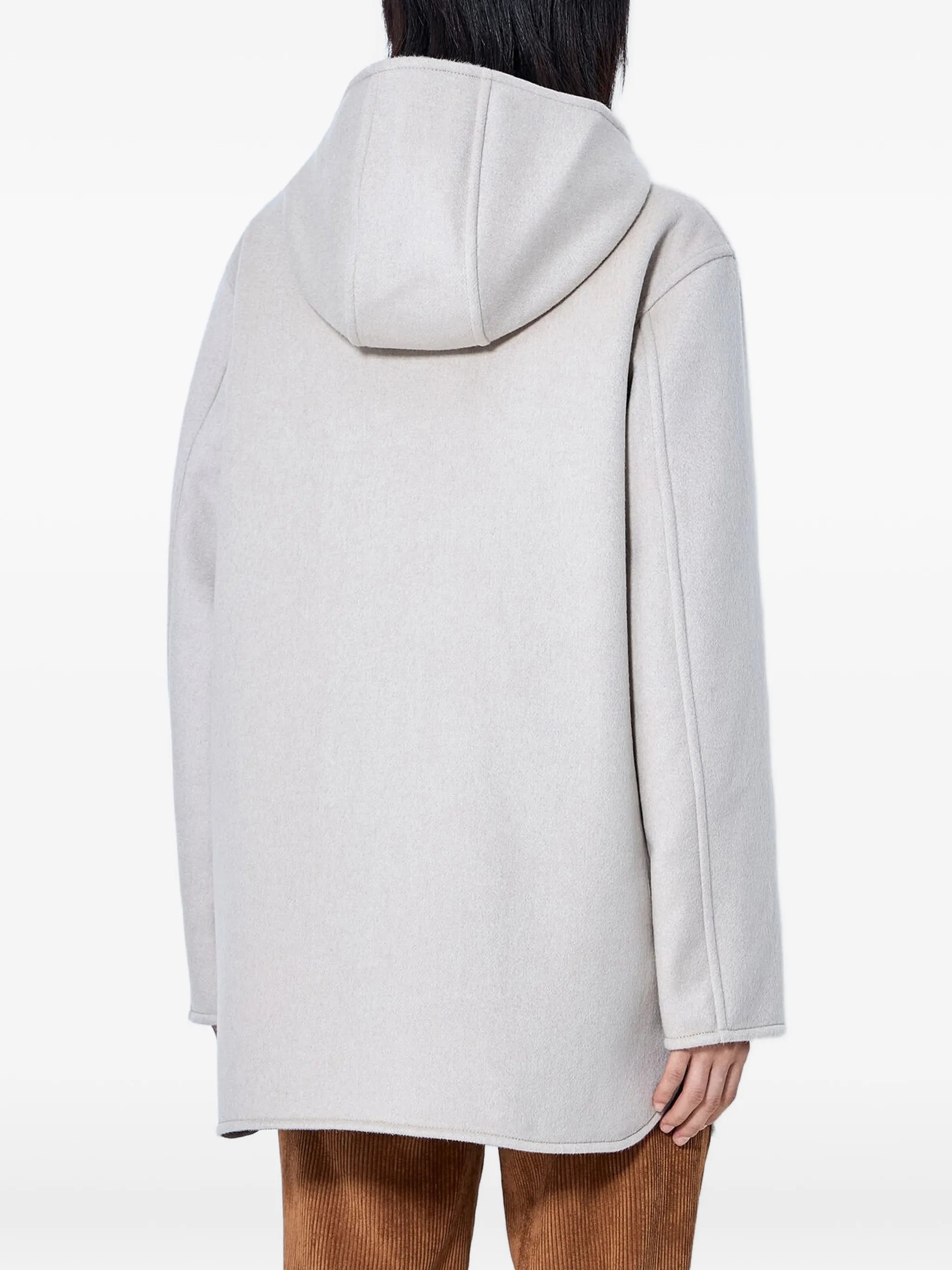 Moncler Moncler Hooded Zip-front Coat, view 2