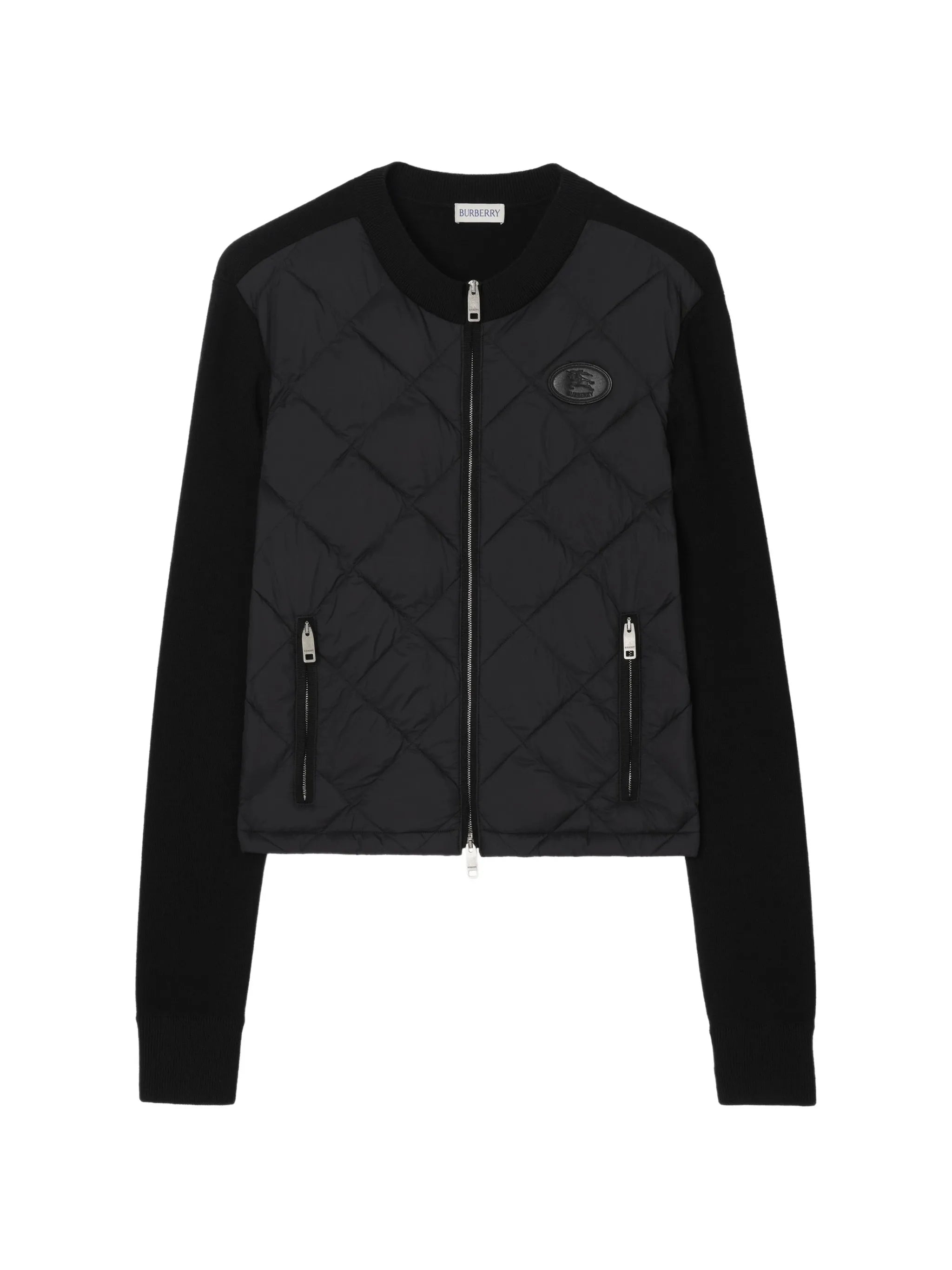 Burberry Burberry Quilted Nylon And Wool Jacket