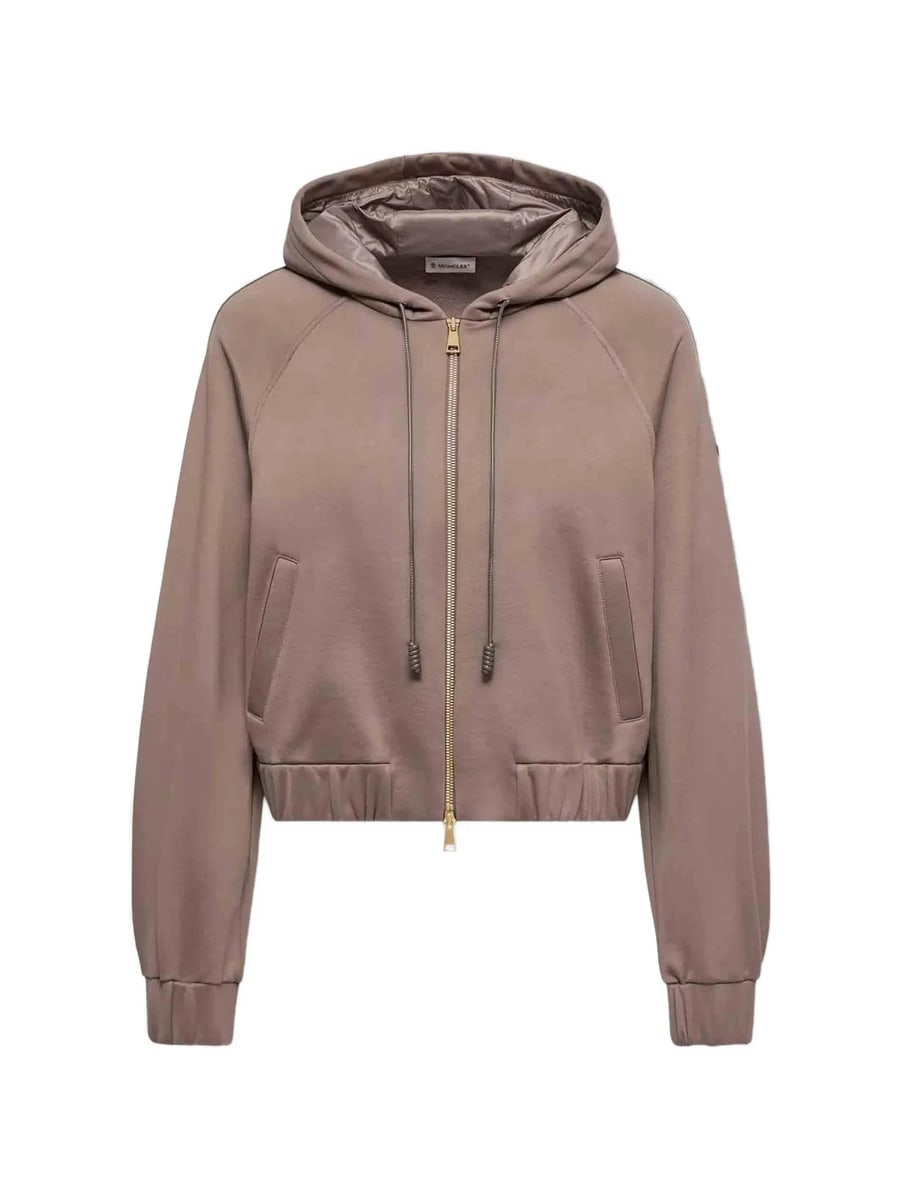 Moncler Moncler Logo-patch Zip-up Hoodie