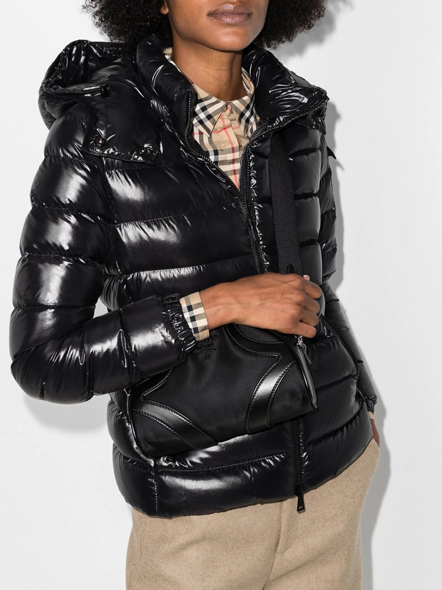 Moncler Moncler Bady Hooded Short Down Jacket, view 3