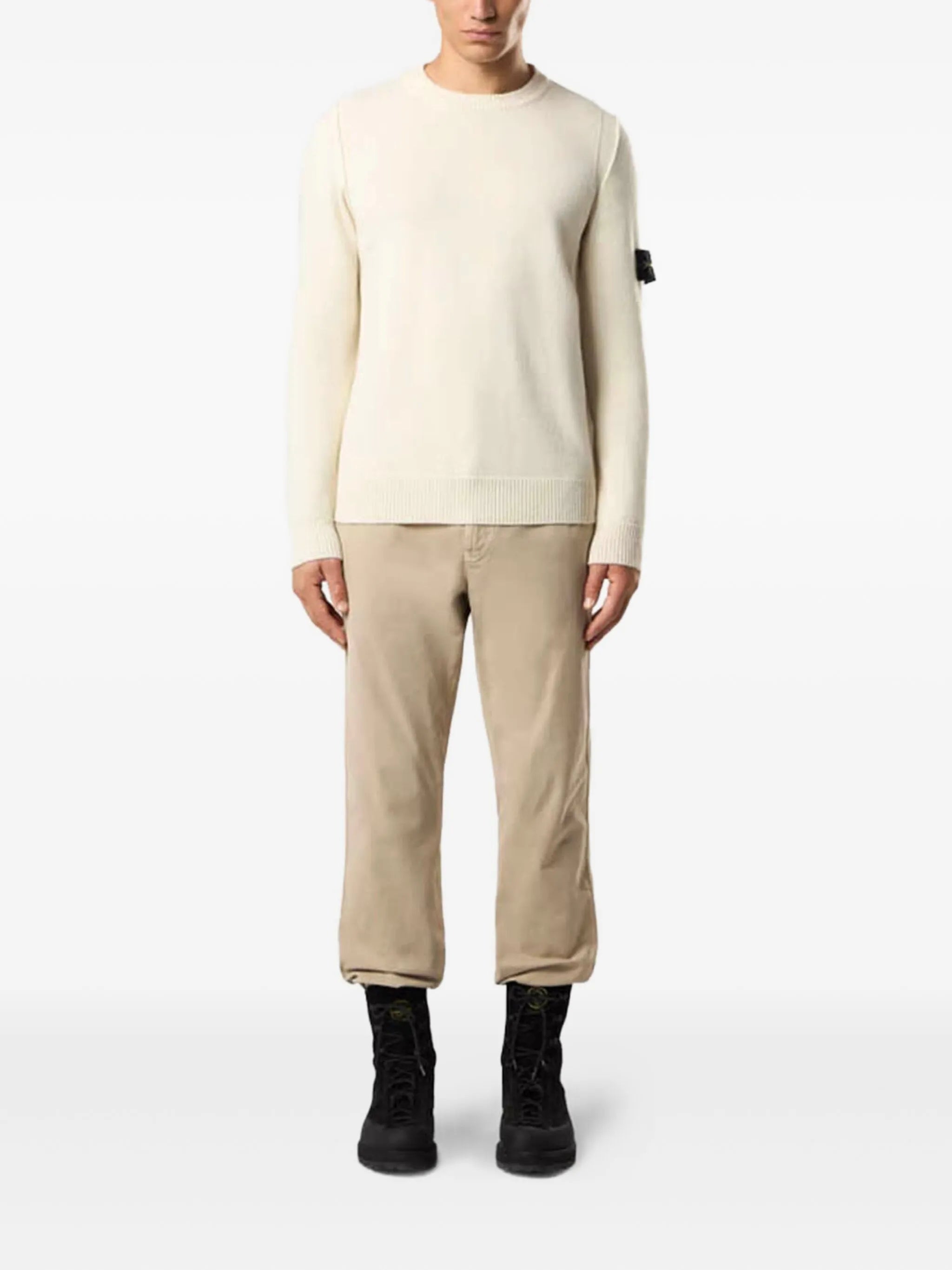 Stone Island Stone Island Logo-bagde Sweater, view 2