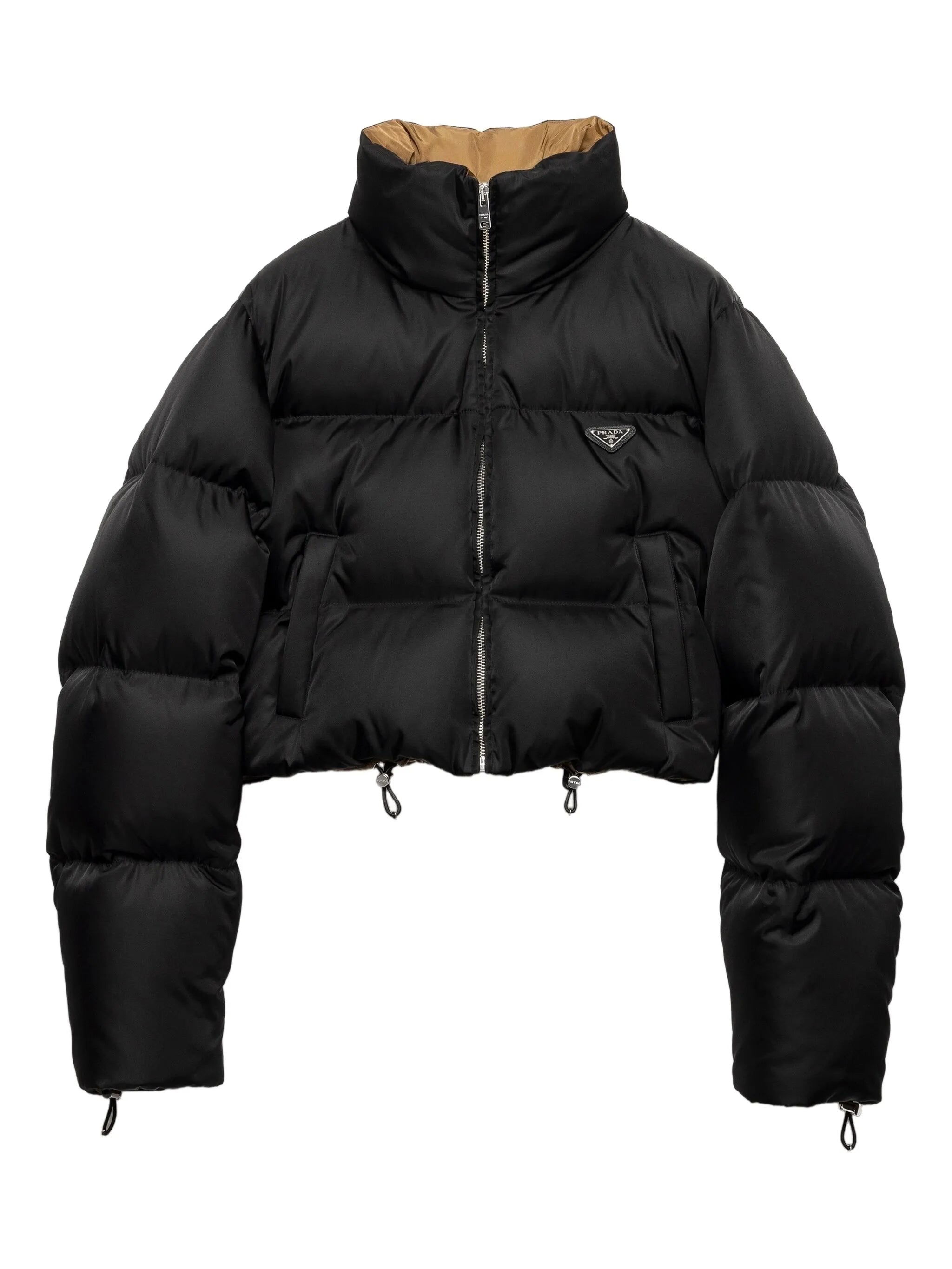Prada Prada Cropped Re-Nylon Down Jacket