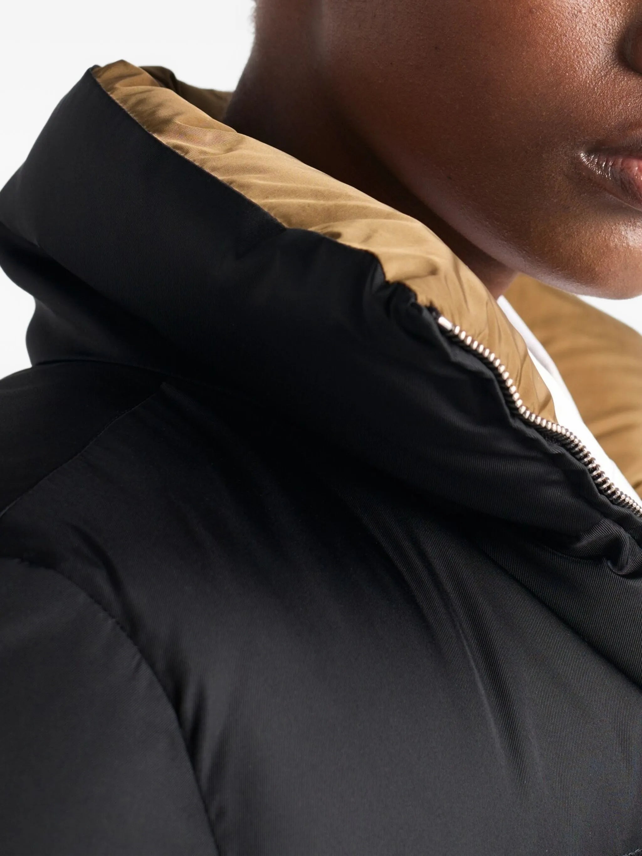 Prada Prada Cropped Re-Nylon Down Jacket, view 2