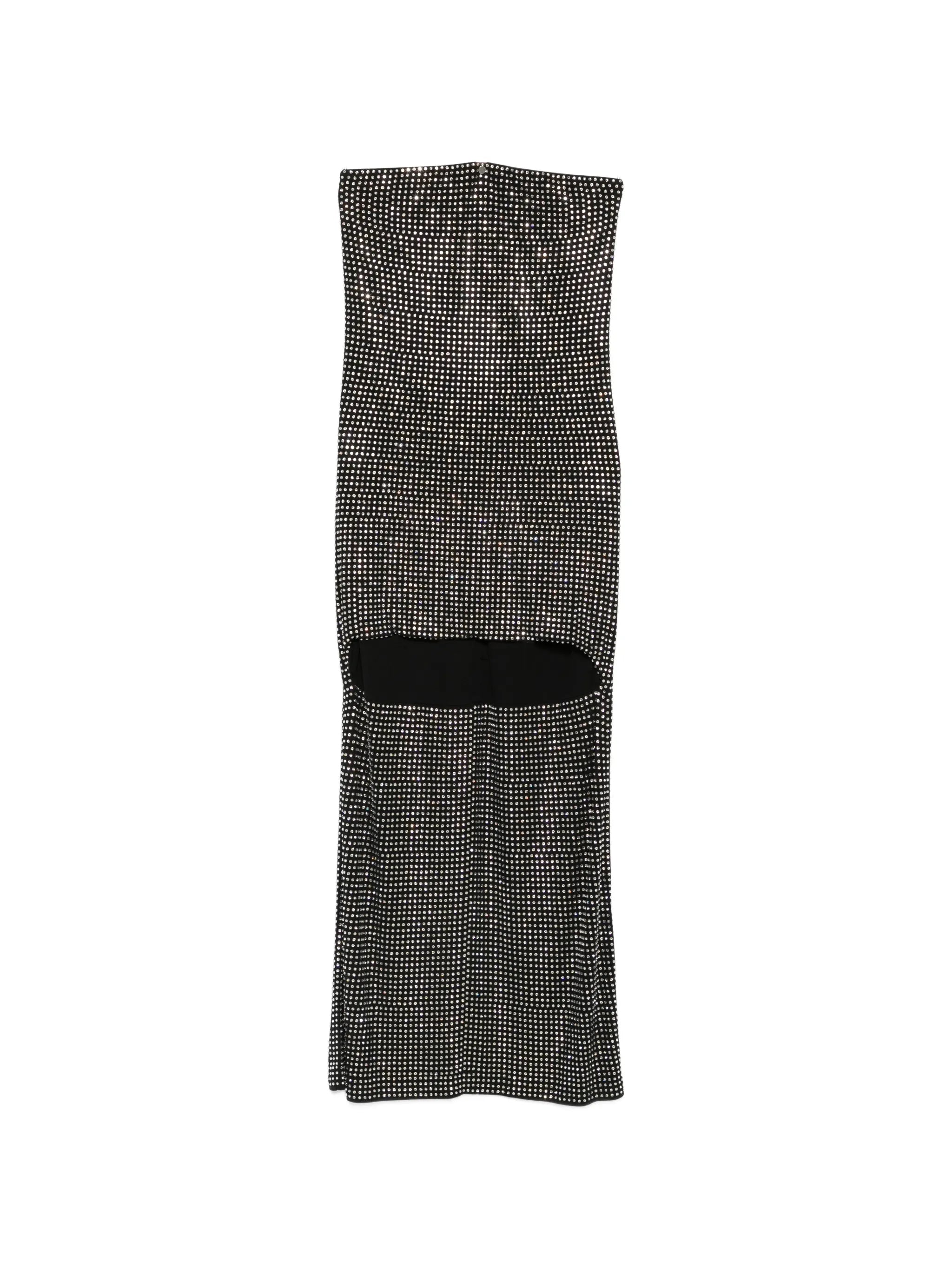Alexander Wang Alexander Wang Crystal-embellished High-low Asymmetric Dress