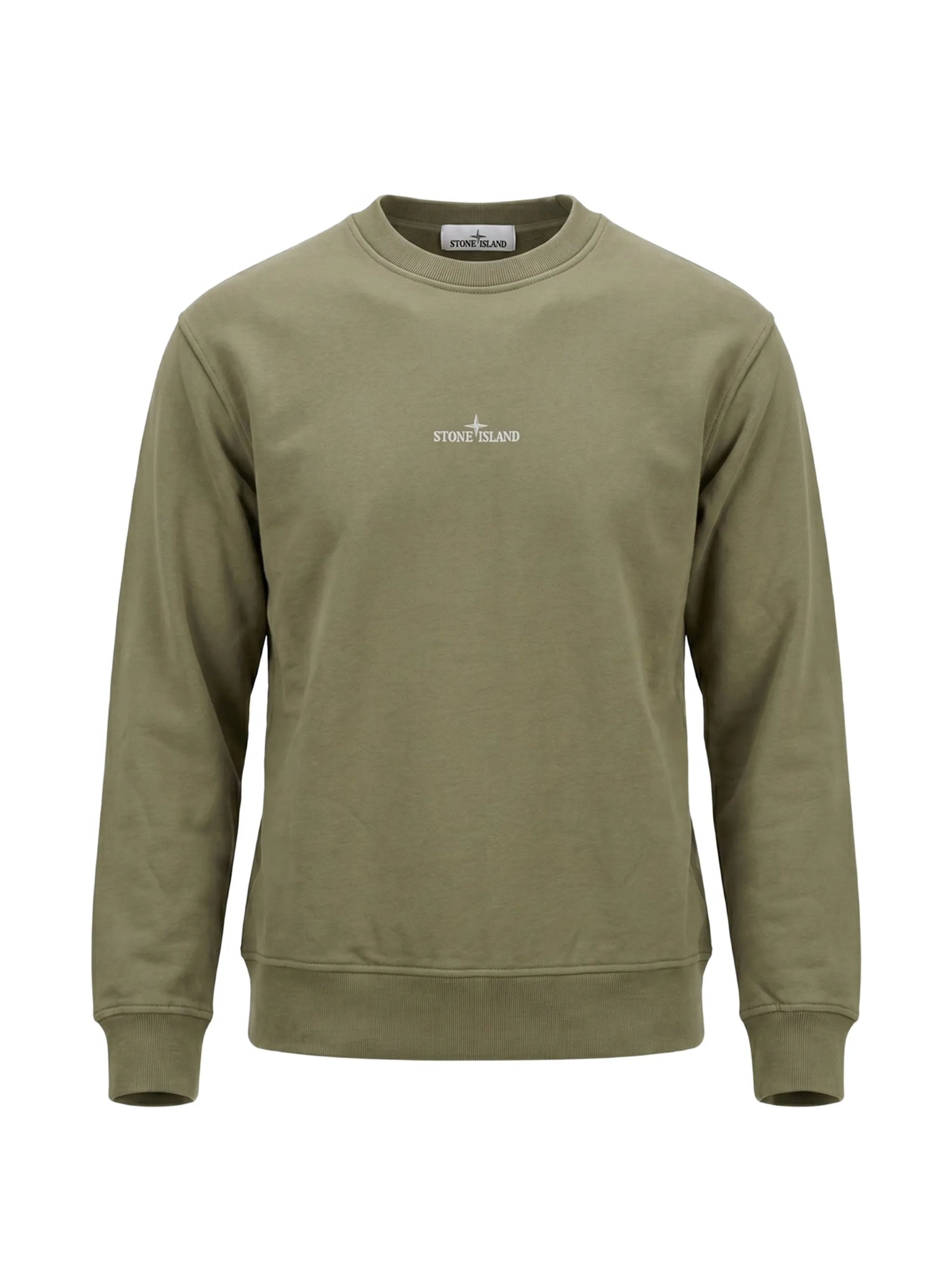 Stone Island Stone Island Logo-print Long-sleeve Sweatshirt