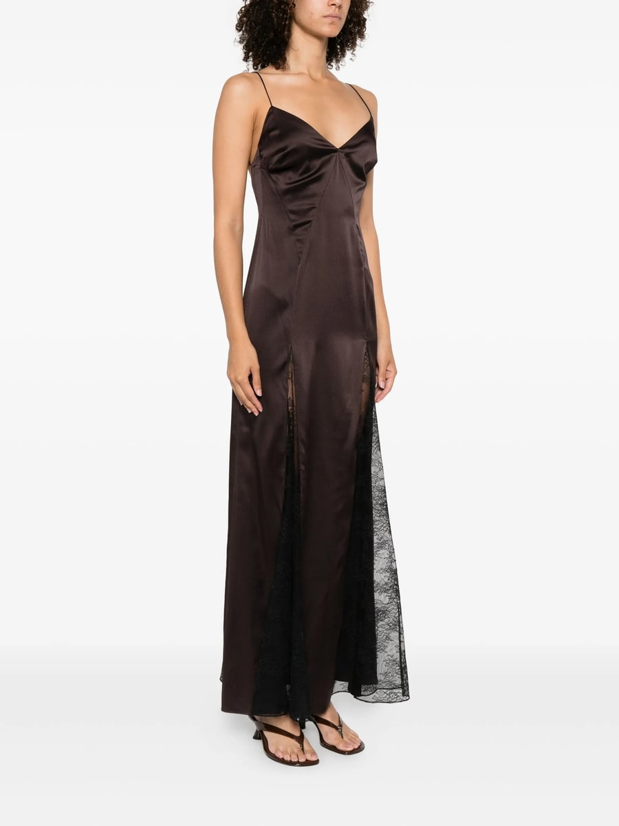 Staud Staud Trinity Lace-insert Maxi Dress, view 2
