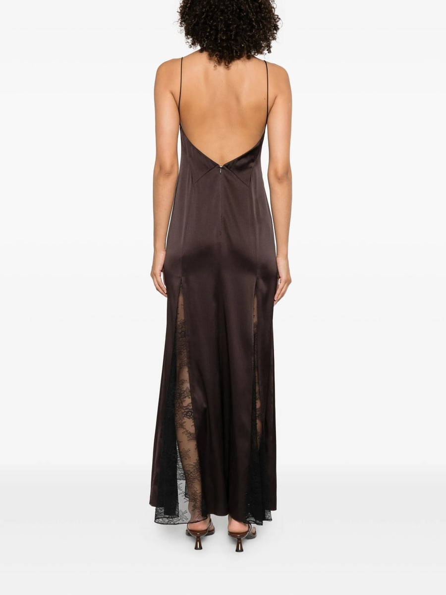 Staud Staud Trinity Lace-insert Maxi Dress, view 5