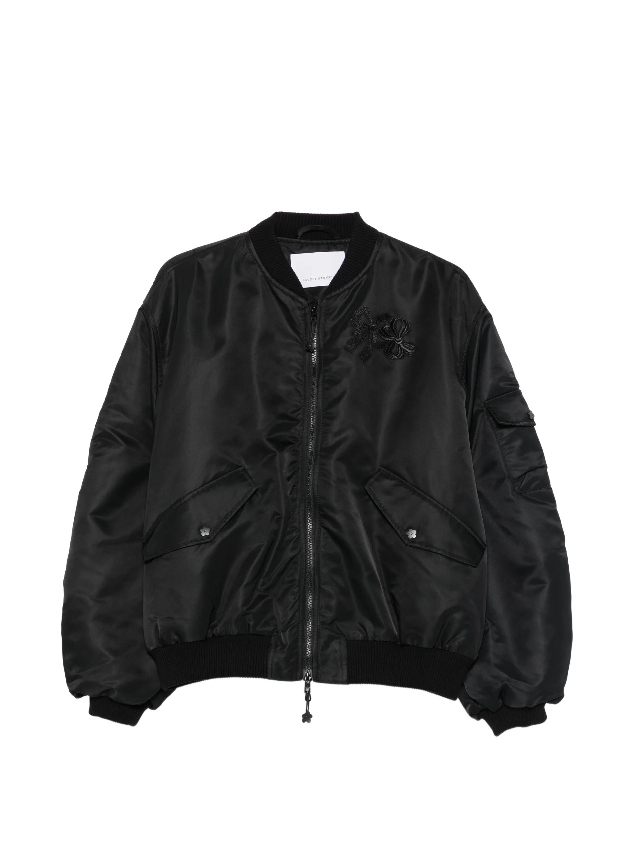 Cecilie Bahnsen Cecilie Bahnsen Bow-detail Ruched Jacket