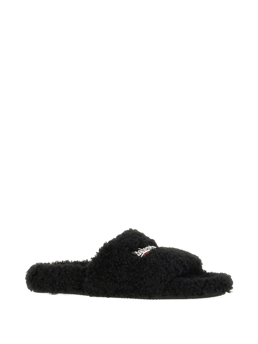 Balenciaga Balenciaga Logo Slippers, view 2