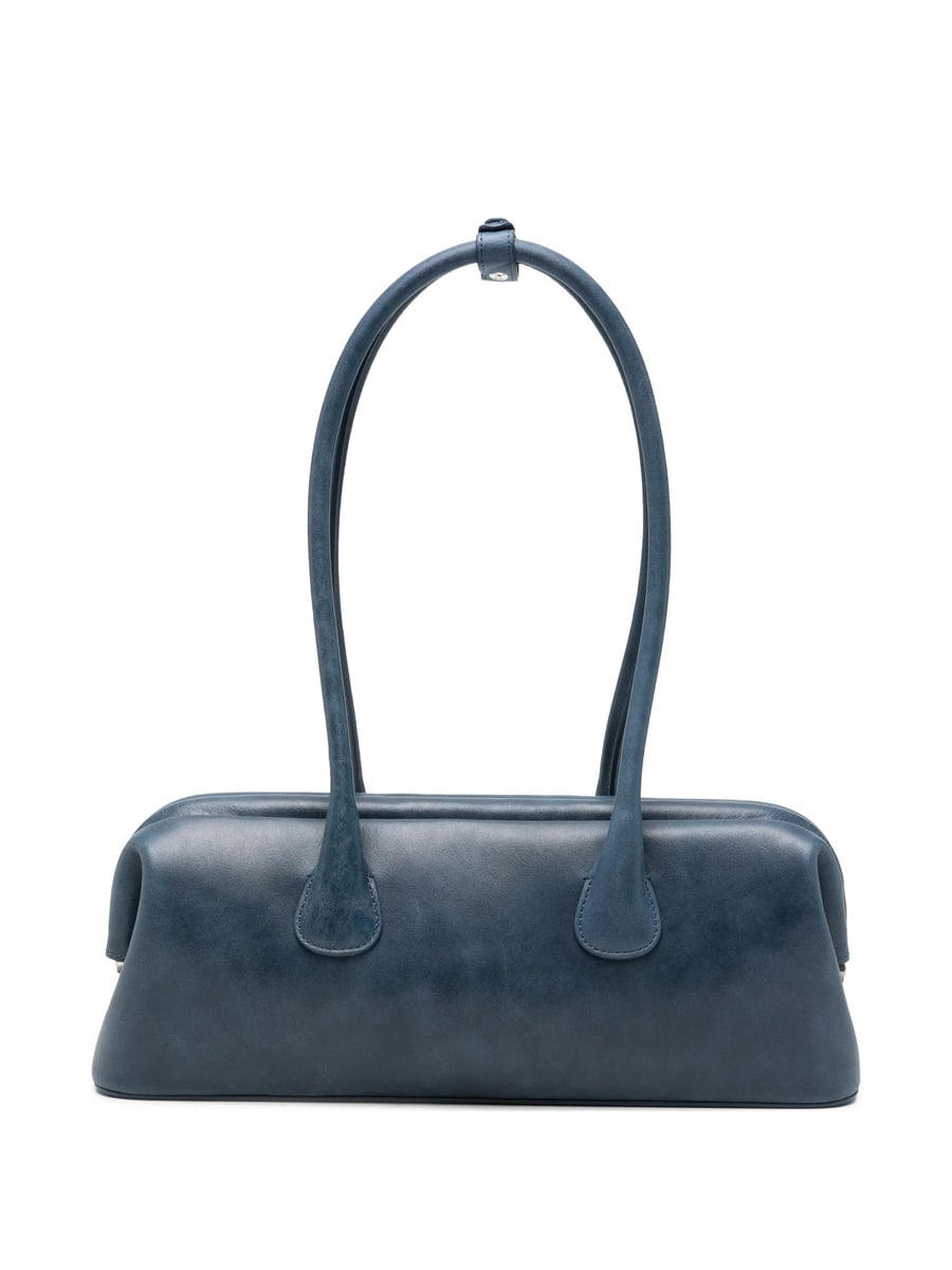 Osoi Osoi Boat Aged-effect Leather Tote Bag