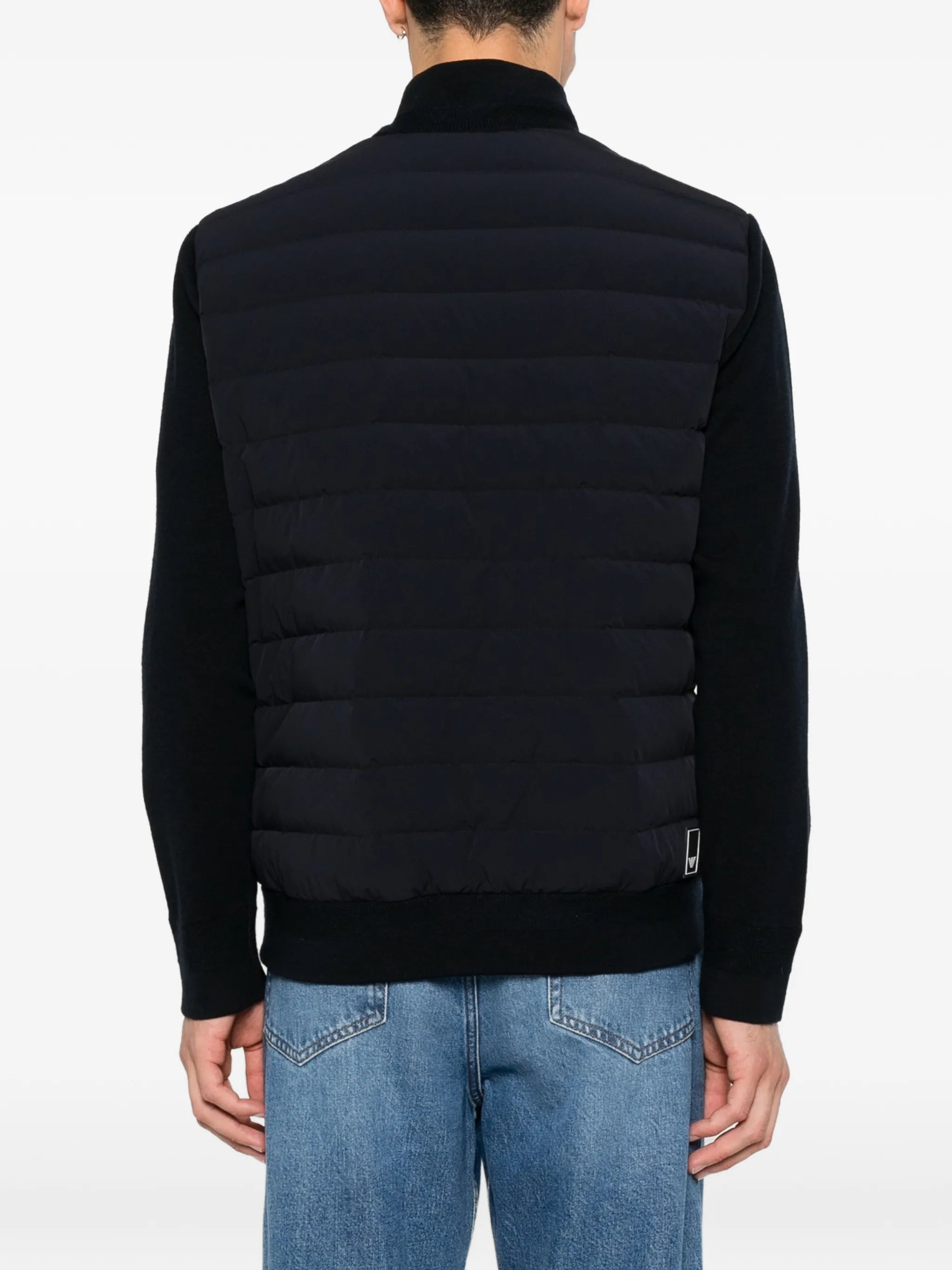 Emporio Armani Emporio Armani Quilted Panel-sleeve Jacket, view 2