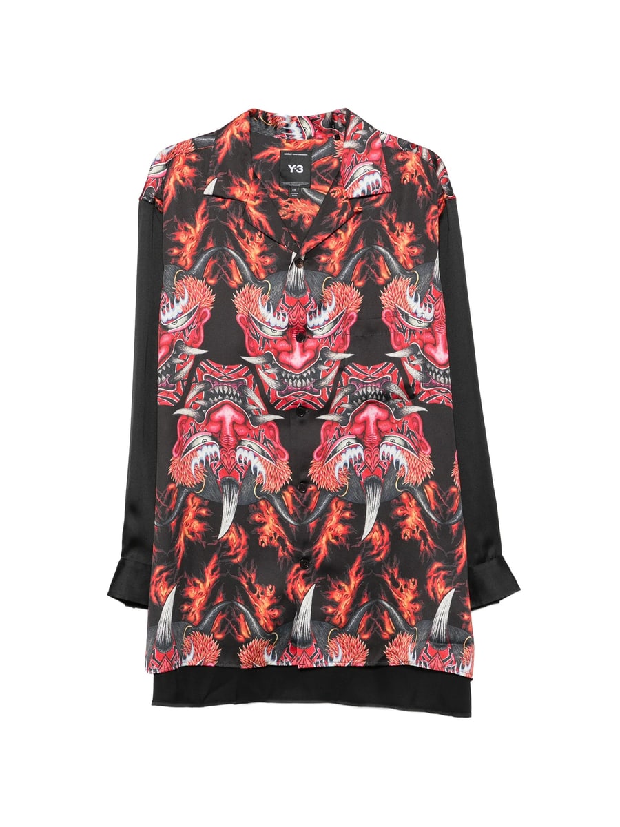 Y-3 Y-3 Graphic-print Button-down Shirt