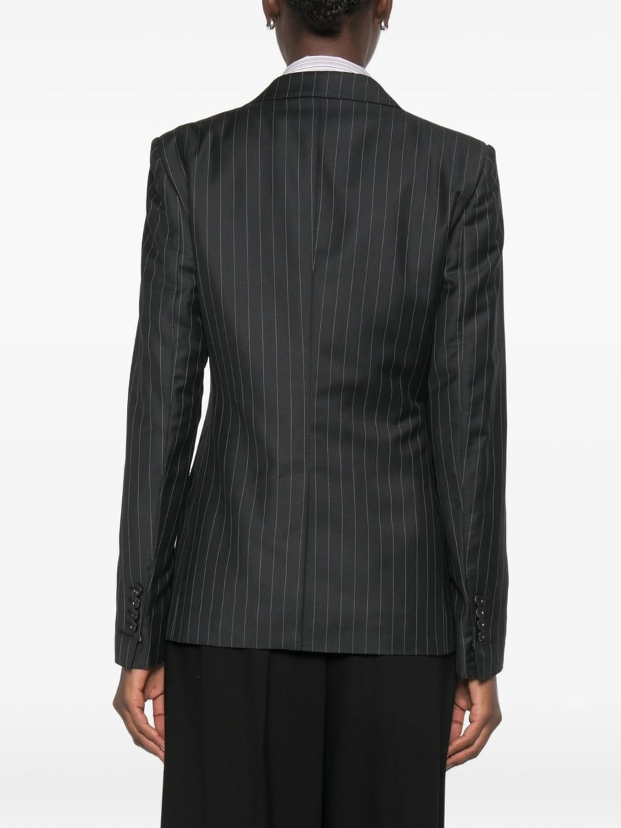 Tom Ford Tom Ford Pinstripe-pattern Single-breasted Blazer, view 4