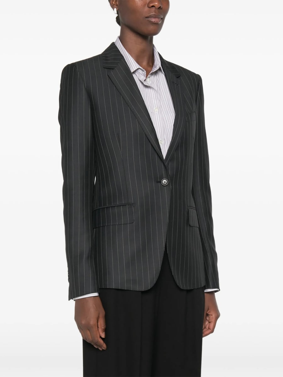 Tom Ford Tom Ford Pinstripe-pattern Single-breasted Blazer, view 5