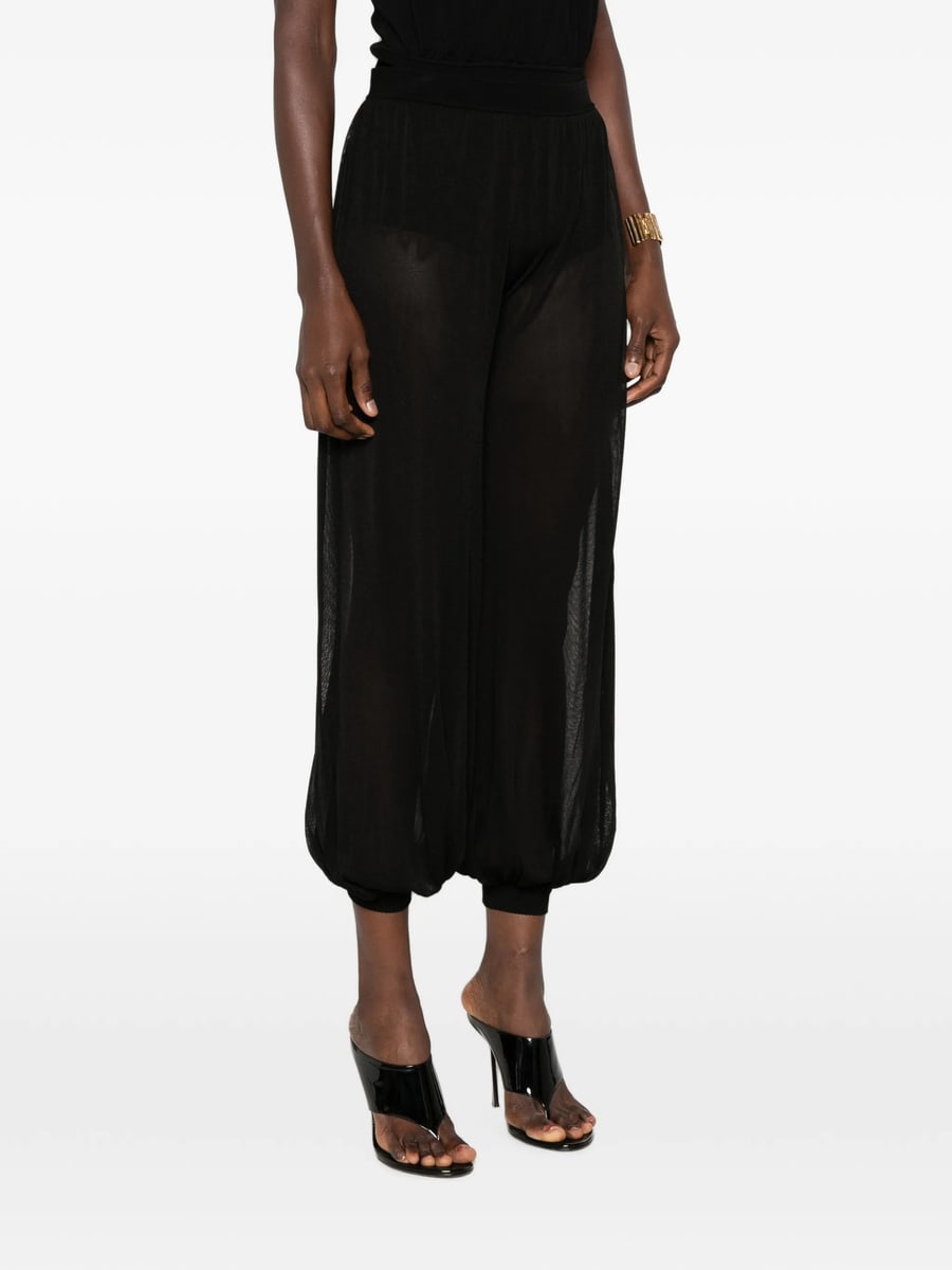 Simkhai Simkhai Sheer-finish Cuffed Trousers, view 3