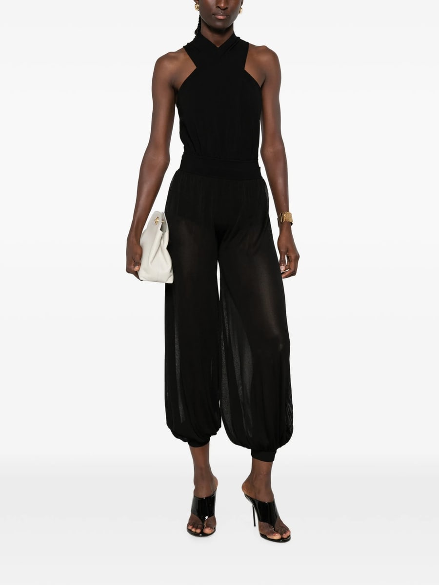 Simkhai Simkhai Sheer-finish Cuffed Trousers, view 4