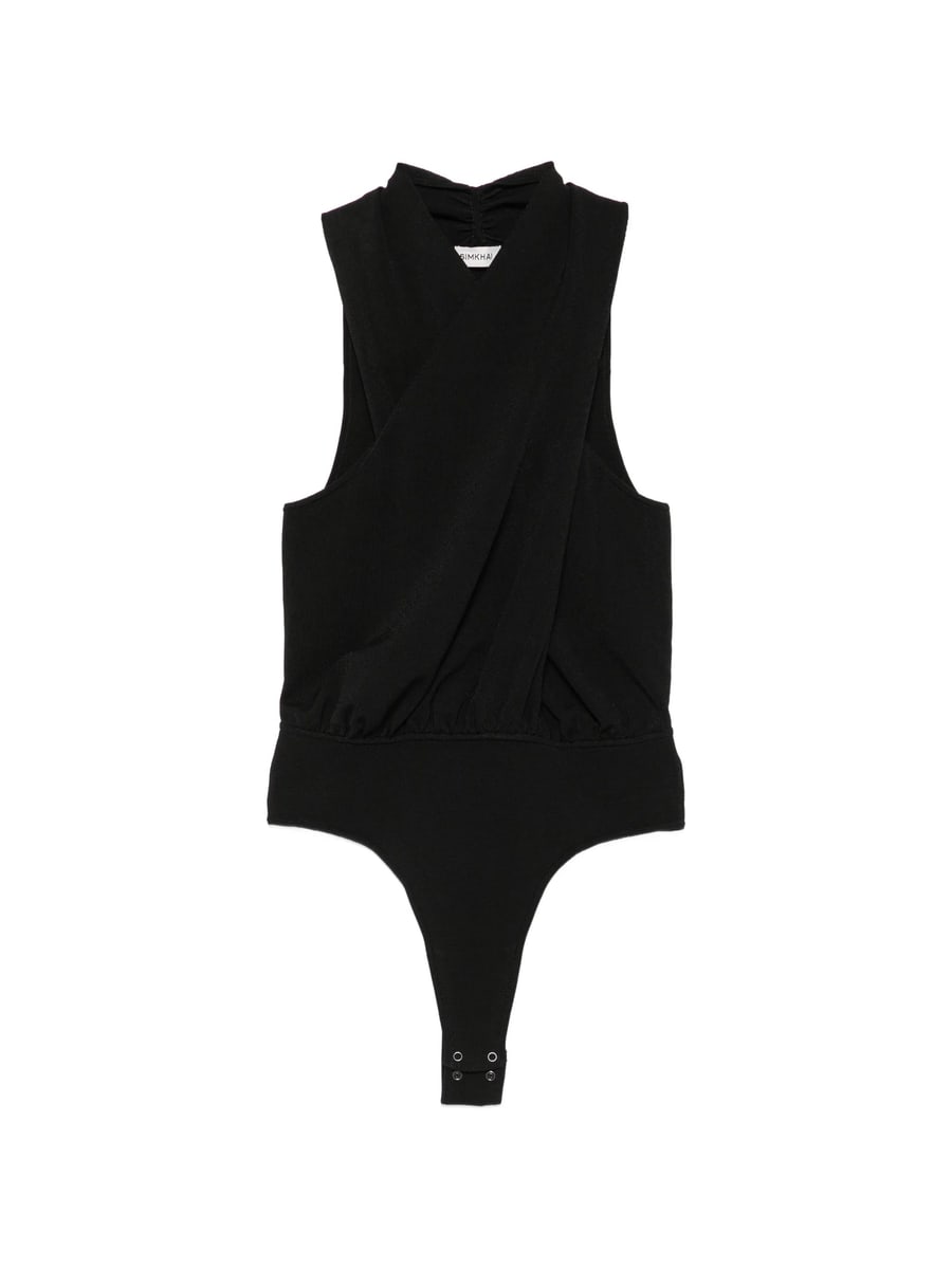 Simkhai Simkhai Crossover Halterneck Bodysuit