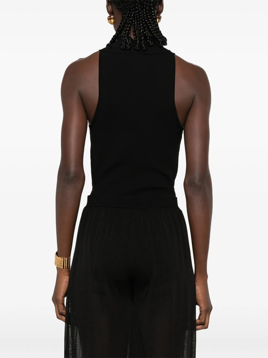 Simkhai Simkhai Crossover Halterneck Bodysuit, view 5