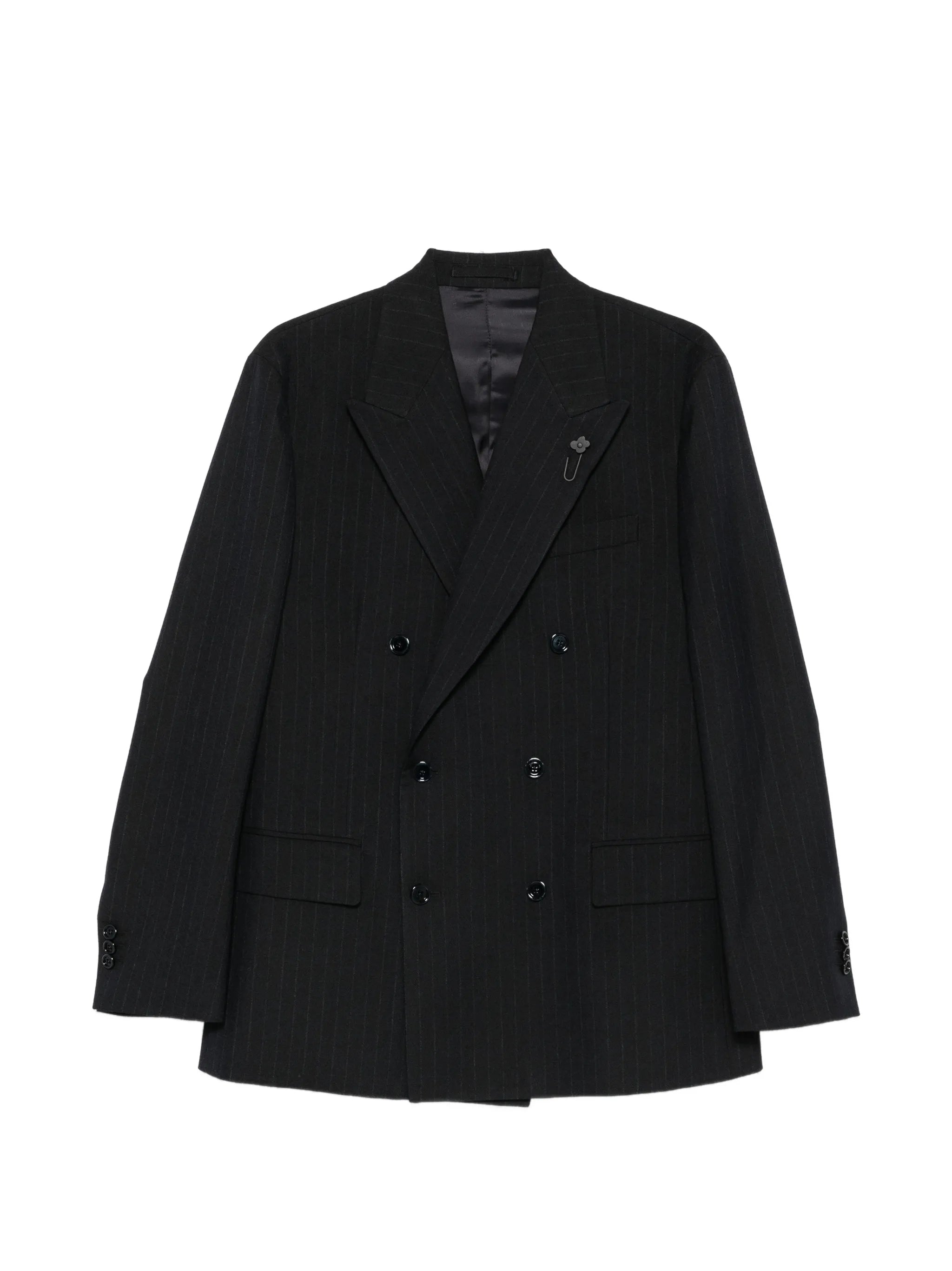 Lardini Lardini Pinstripe Double-breasted Blazer