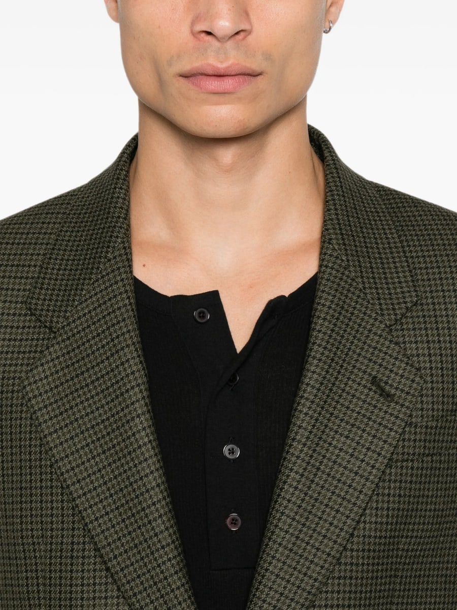 Reveres 1949 Reveres 1949 Houndstooth-pattern Single-breasted Blazer, view 4