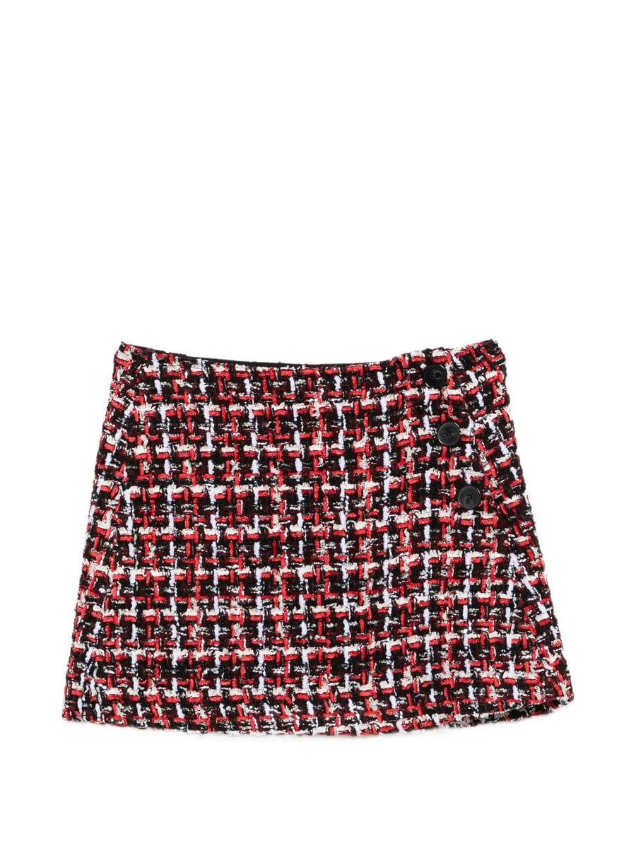 Iro Iro Bouclé Button-front Mini Skirt