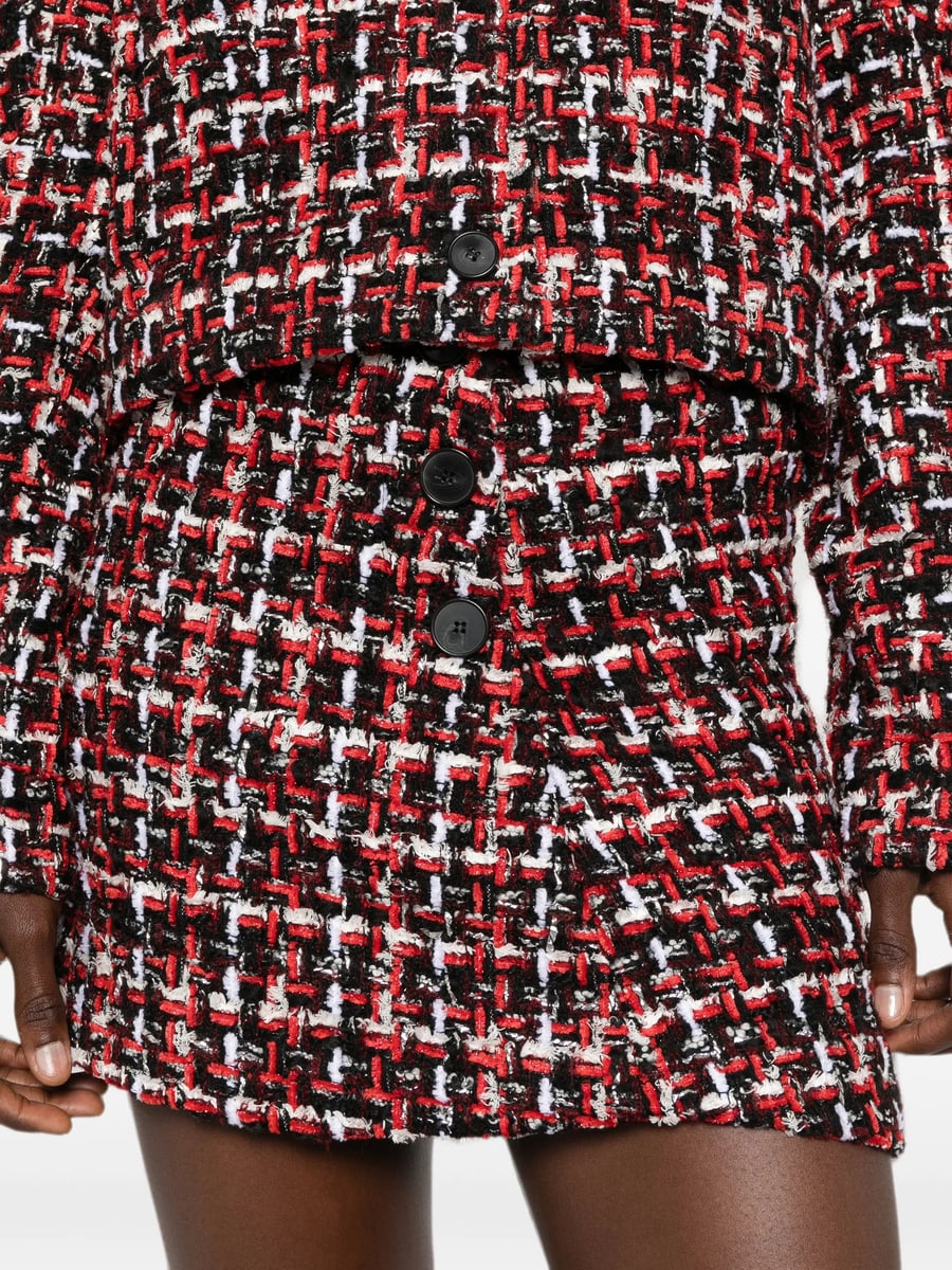 Iro Iro Bouclé Button-front Mini Skirt, view 3