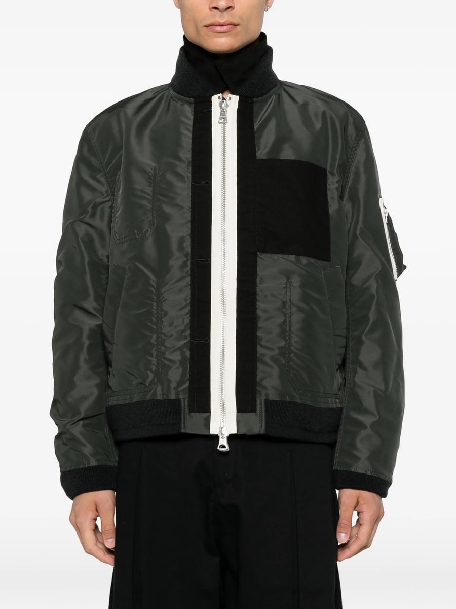 Sacai Sacai Reversible Zip-fastening Jacket, view 3