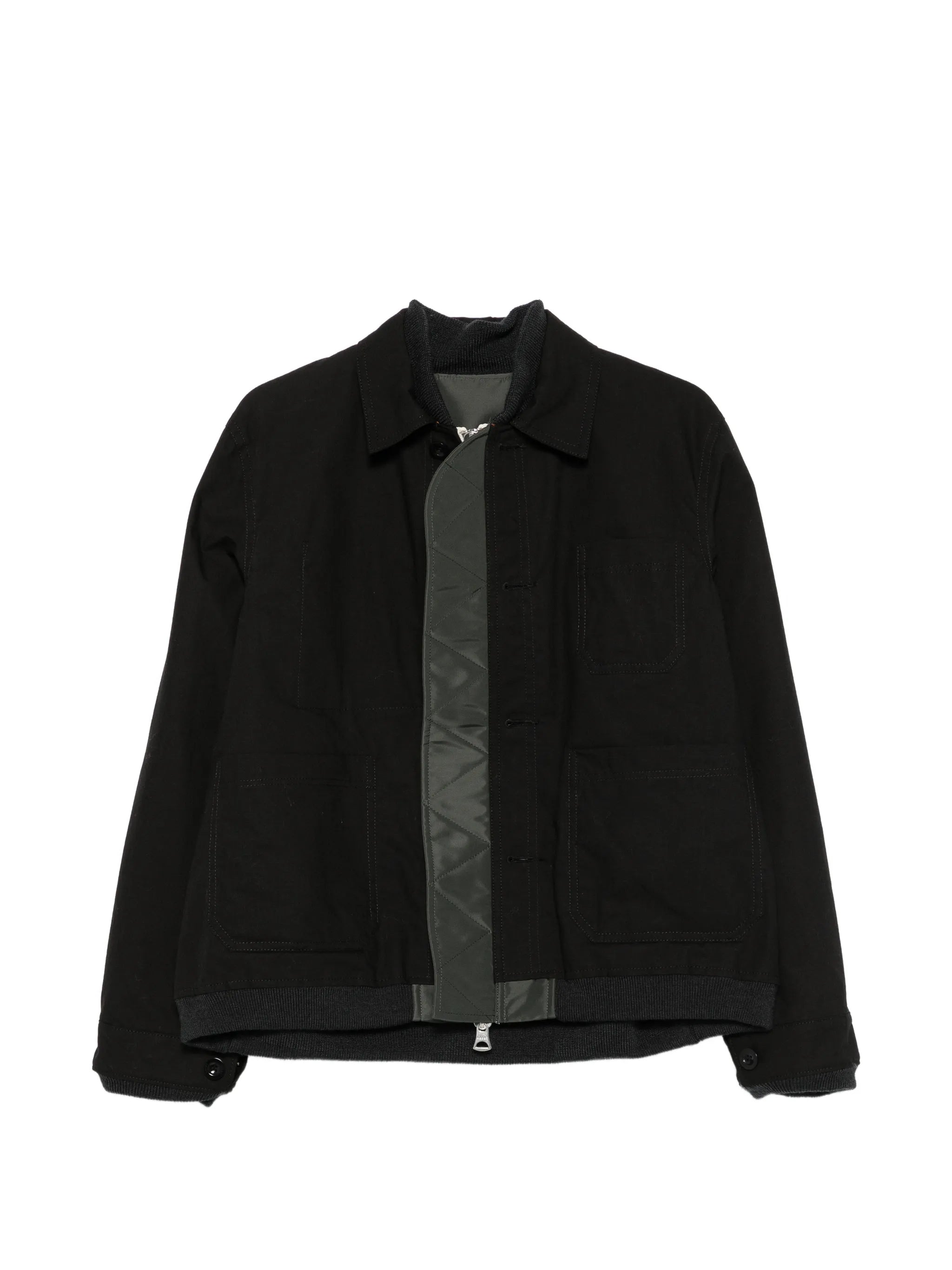 Sacai Sacai Reversible Zip-fastening Jacket