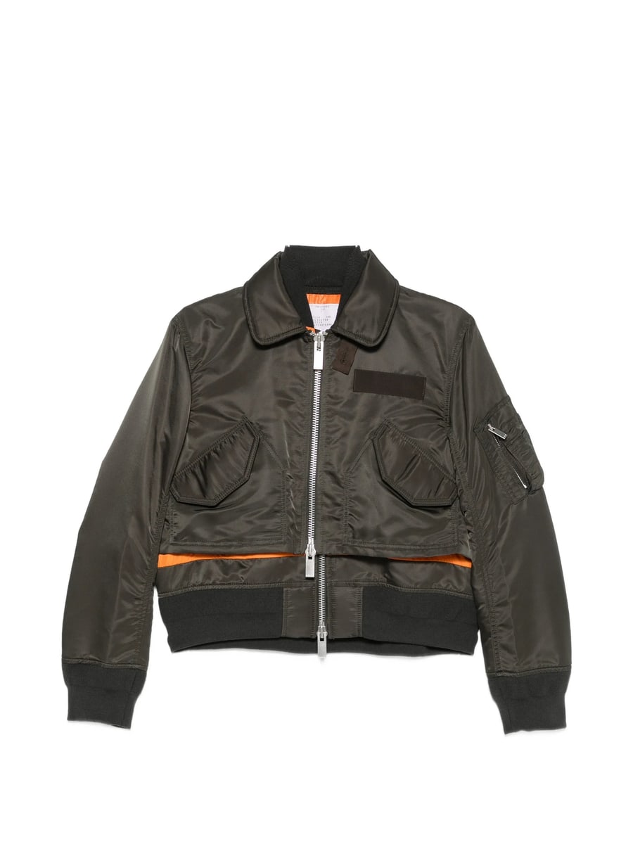 Sacai Sacai Twill Bomber Jacket