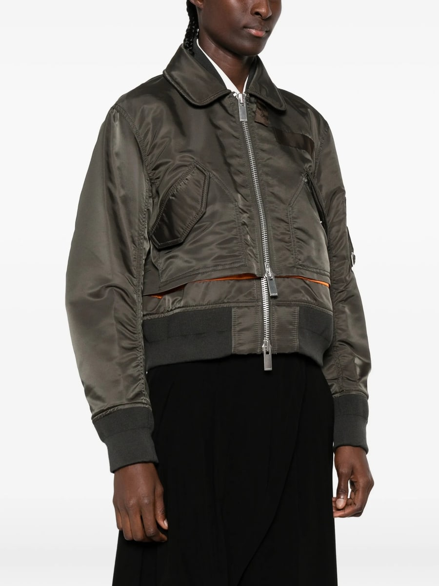 Sacai Sacai Twill Bomber Jacket, view 5