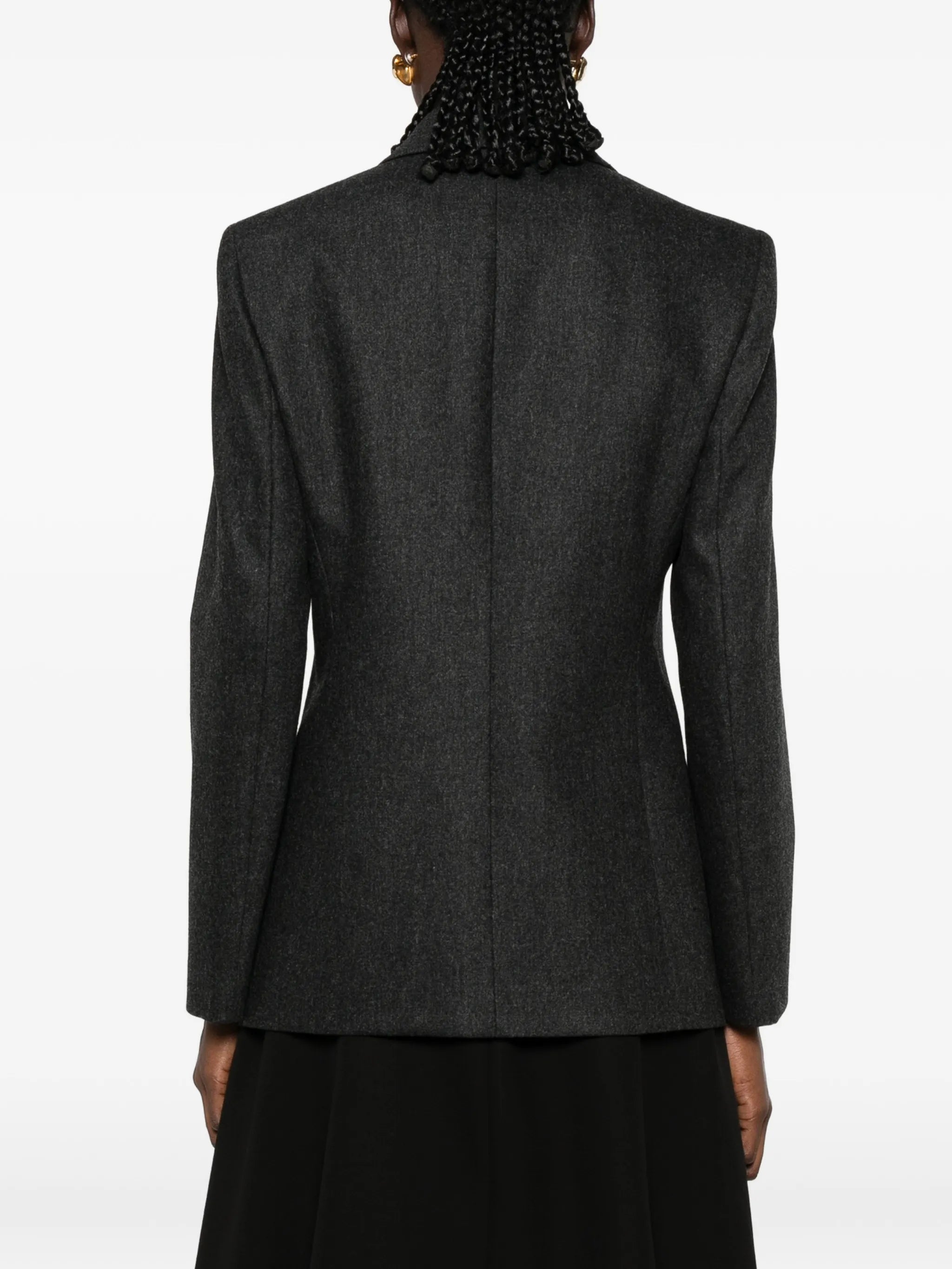 Giorgio Armani Giorgio Armani Single-breasted Notched-lapel Blazer, view 2