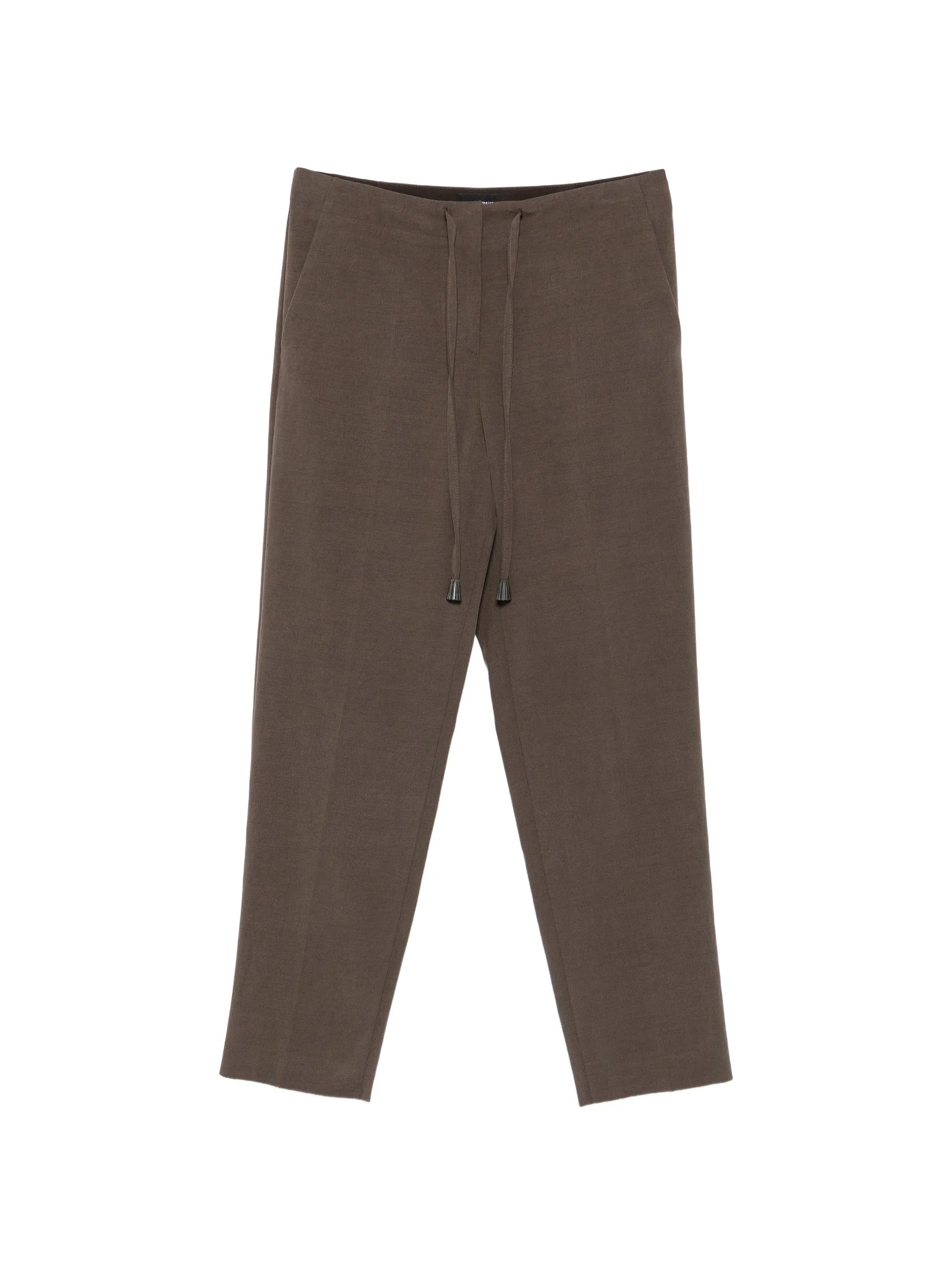 Giorgio Armani Giorgio Armani Drawstring Straight-leg Trousers