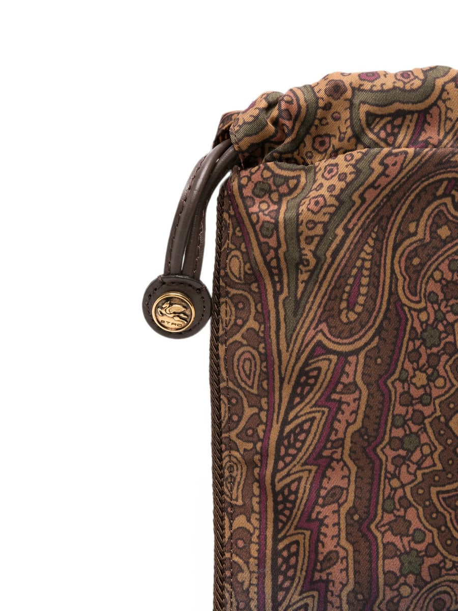 Etro Etro Paisley-print Drawstring Tote Bag, view 3