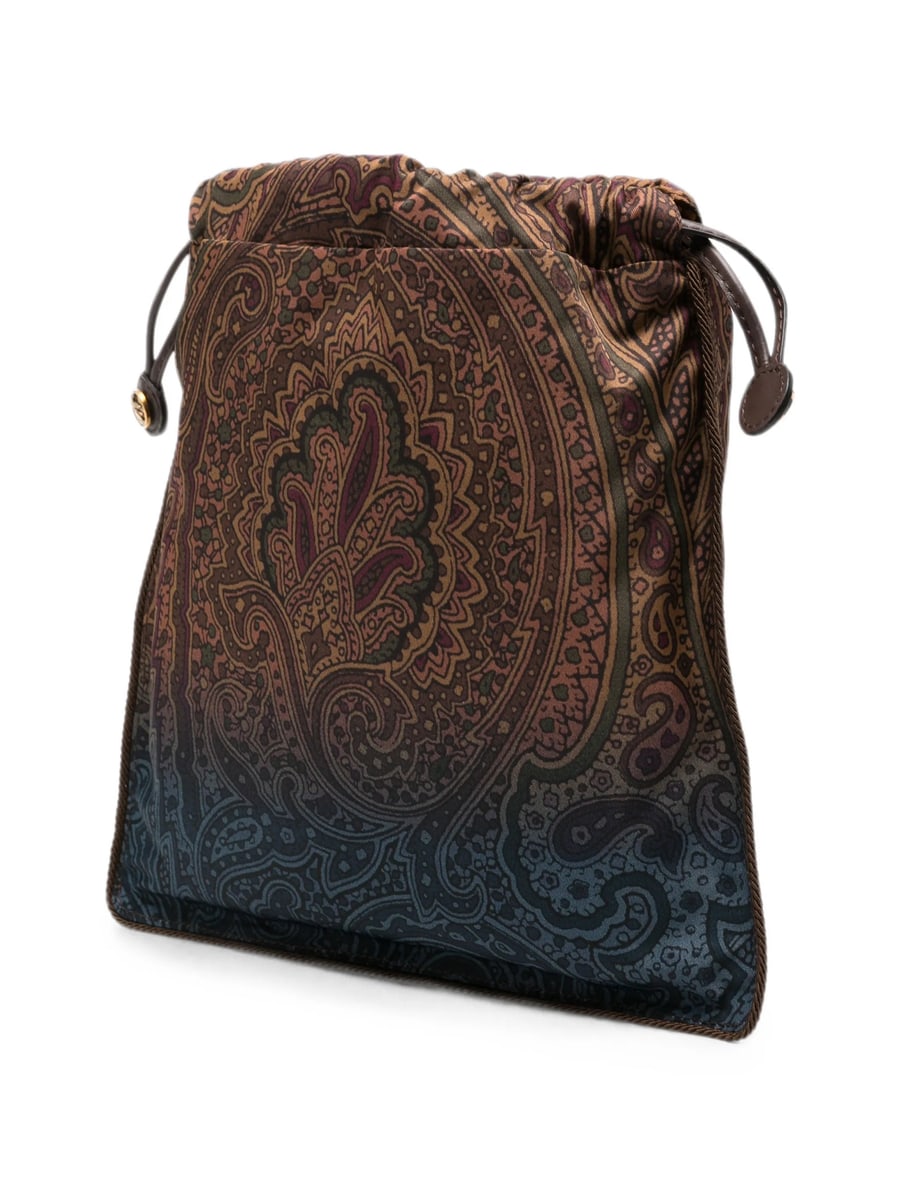 Etro Etro Paisley-print Drawstring Tote Bag, view 4