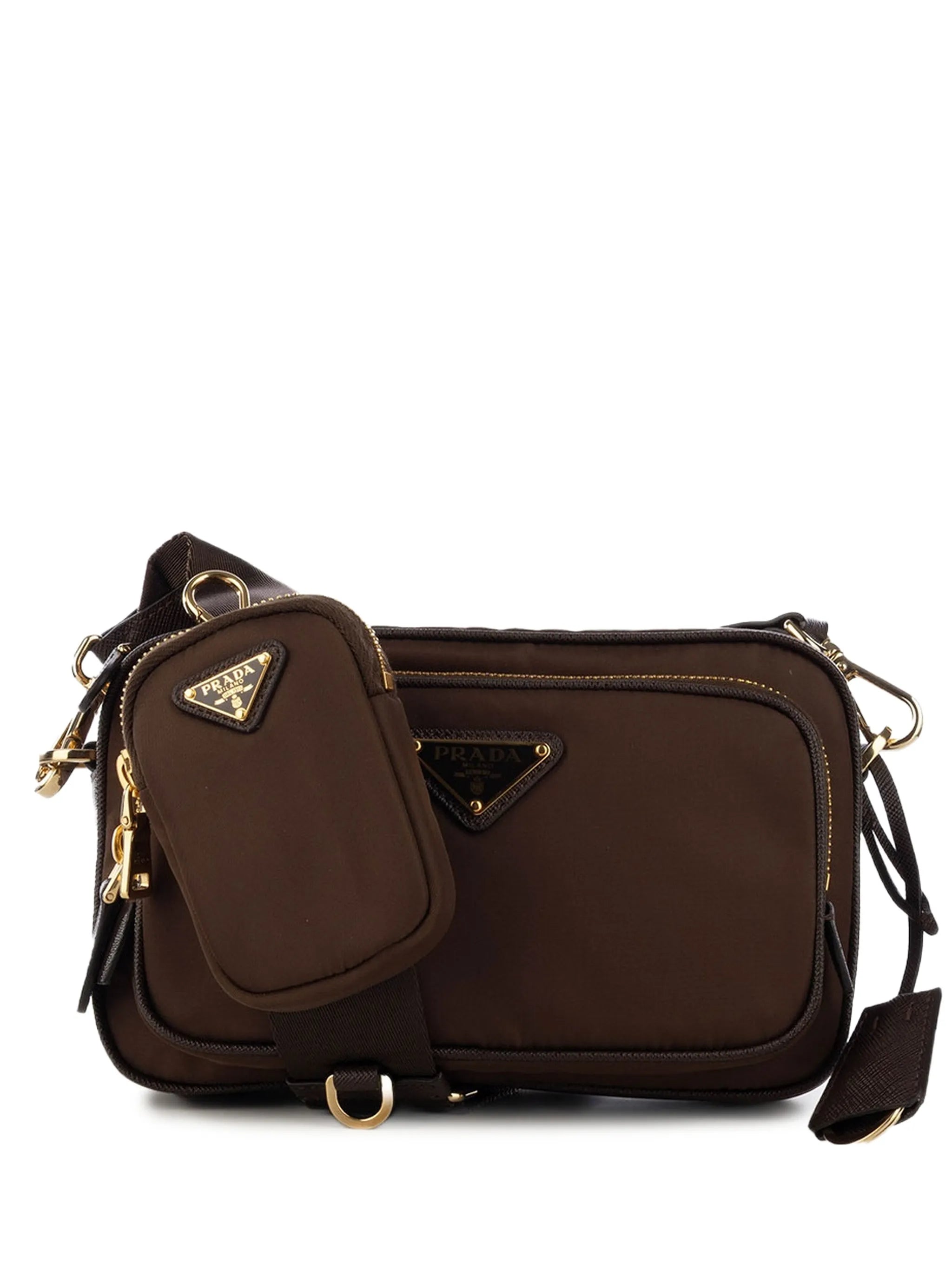 Prada Prada Logo-plaque Shoulder Bag